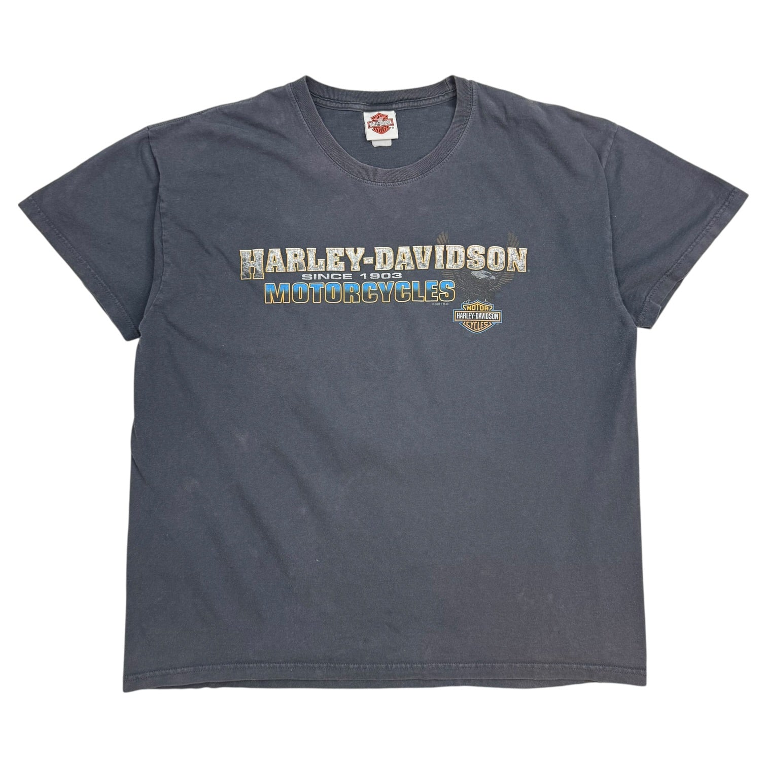 Vintage Harley Davidson Of Albuquerque New Mexico Tee Black