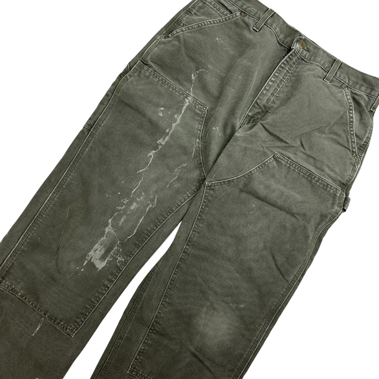 Vintage Carhartt Double Kee Pants Green