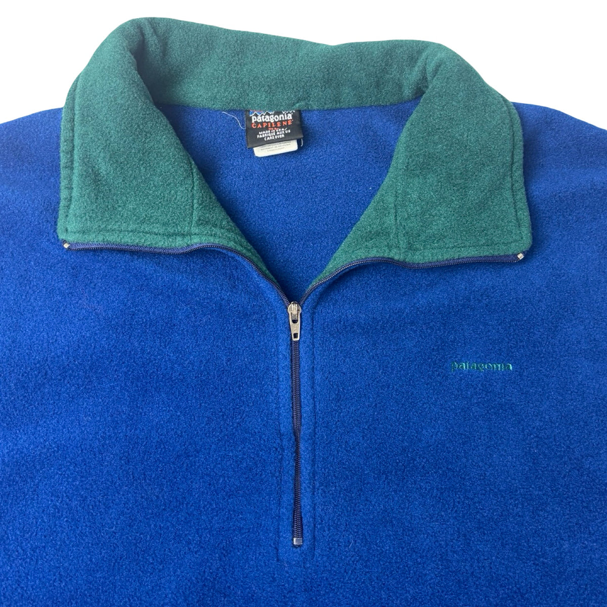 Vintage Patagonia Capilene Half-Zip Fleece Royal Blue