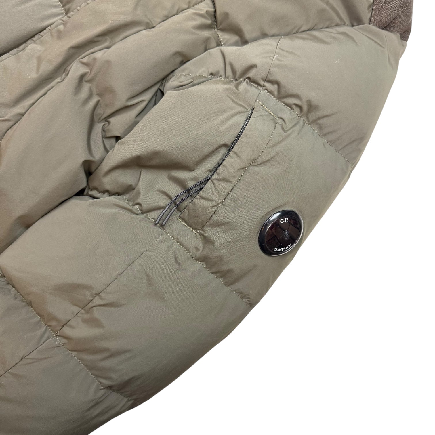 C.P. Company Down Jacket Garment Dyed Green