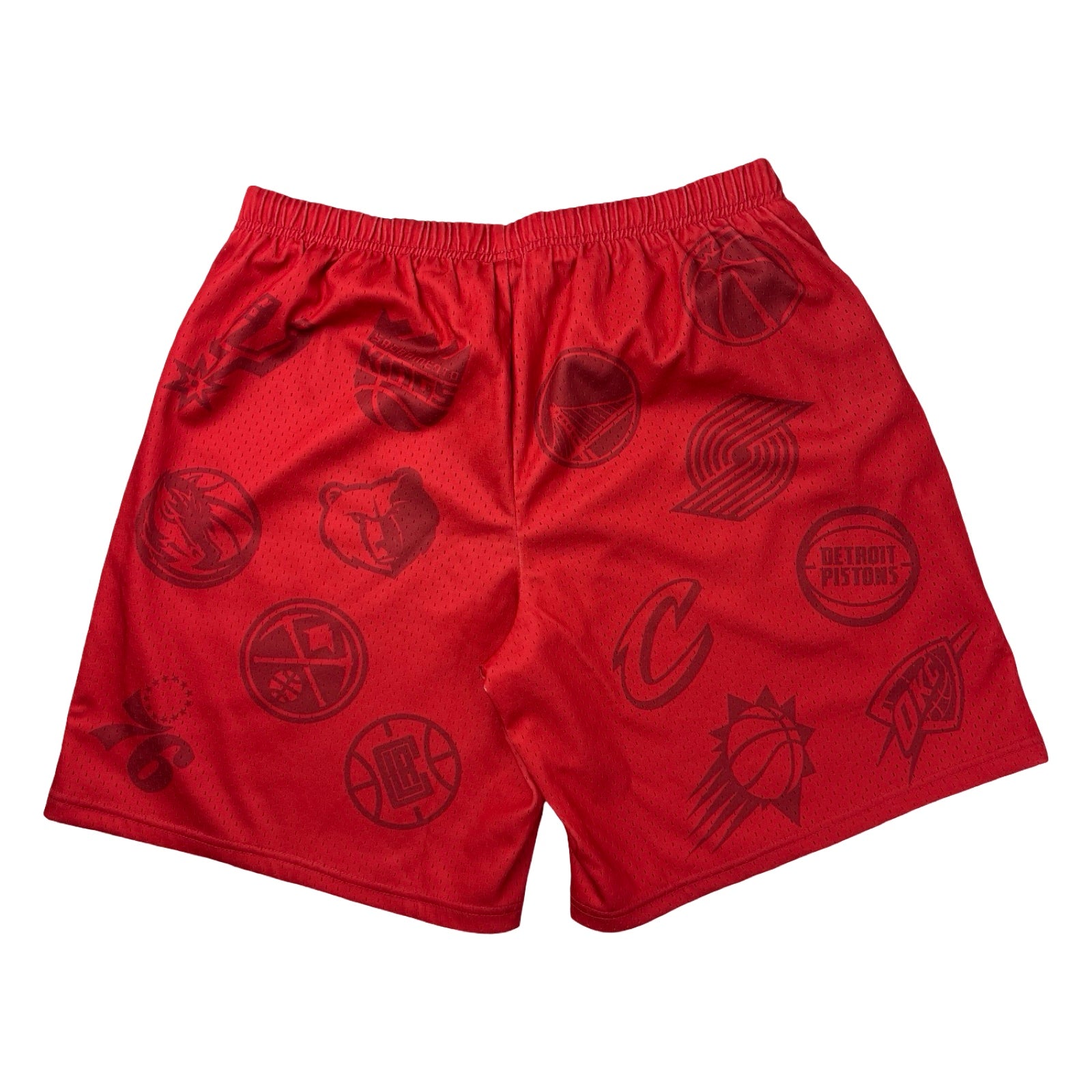 OVO X NBA Team Icons Mesh Shorts Red