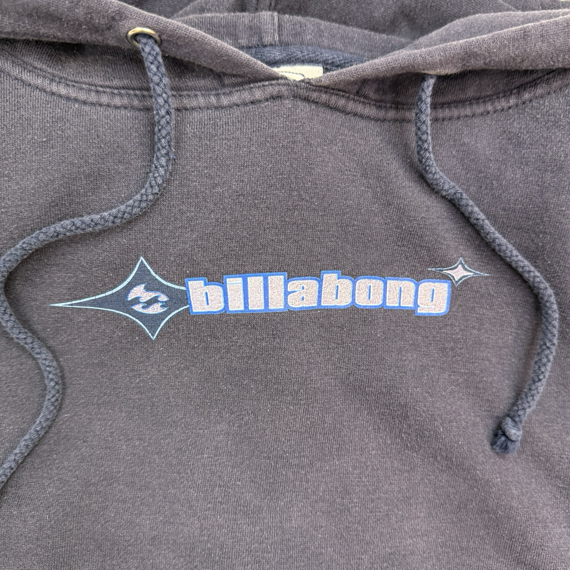 (W) Vintage Billabong Star Hoodie Blue