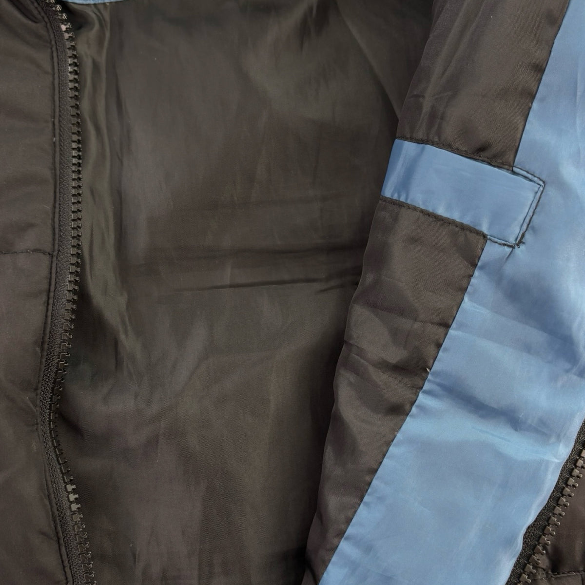 Vintage Balenciaga Sports Down Vest Black/Steel Blue