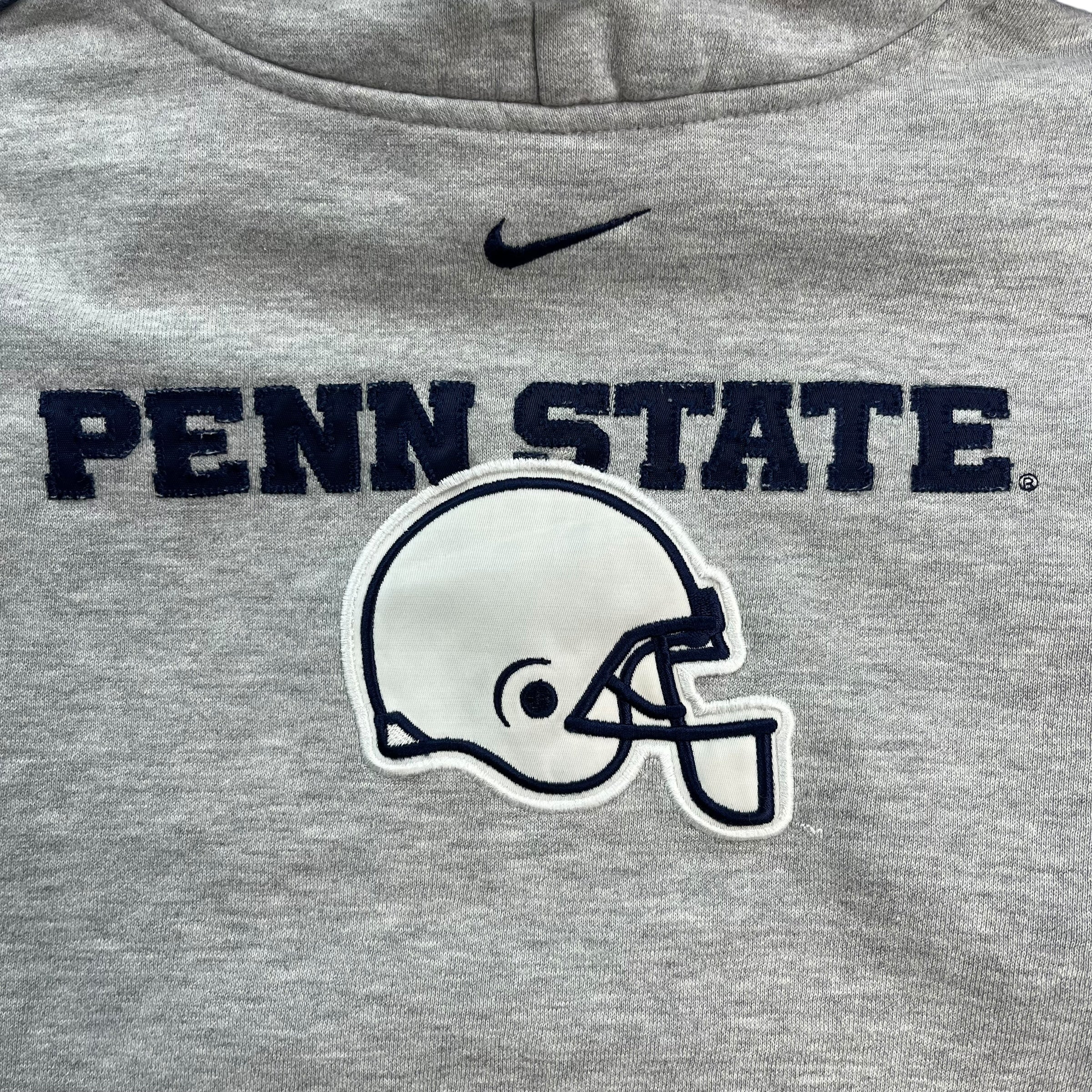 Vintage Penn State Hoodie Grey/Navy