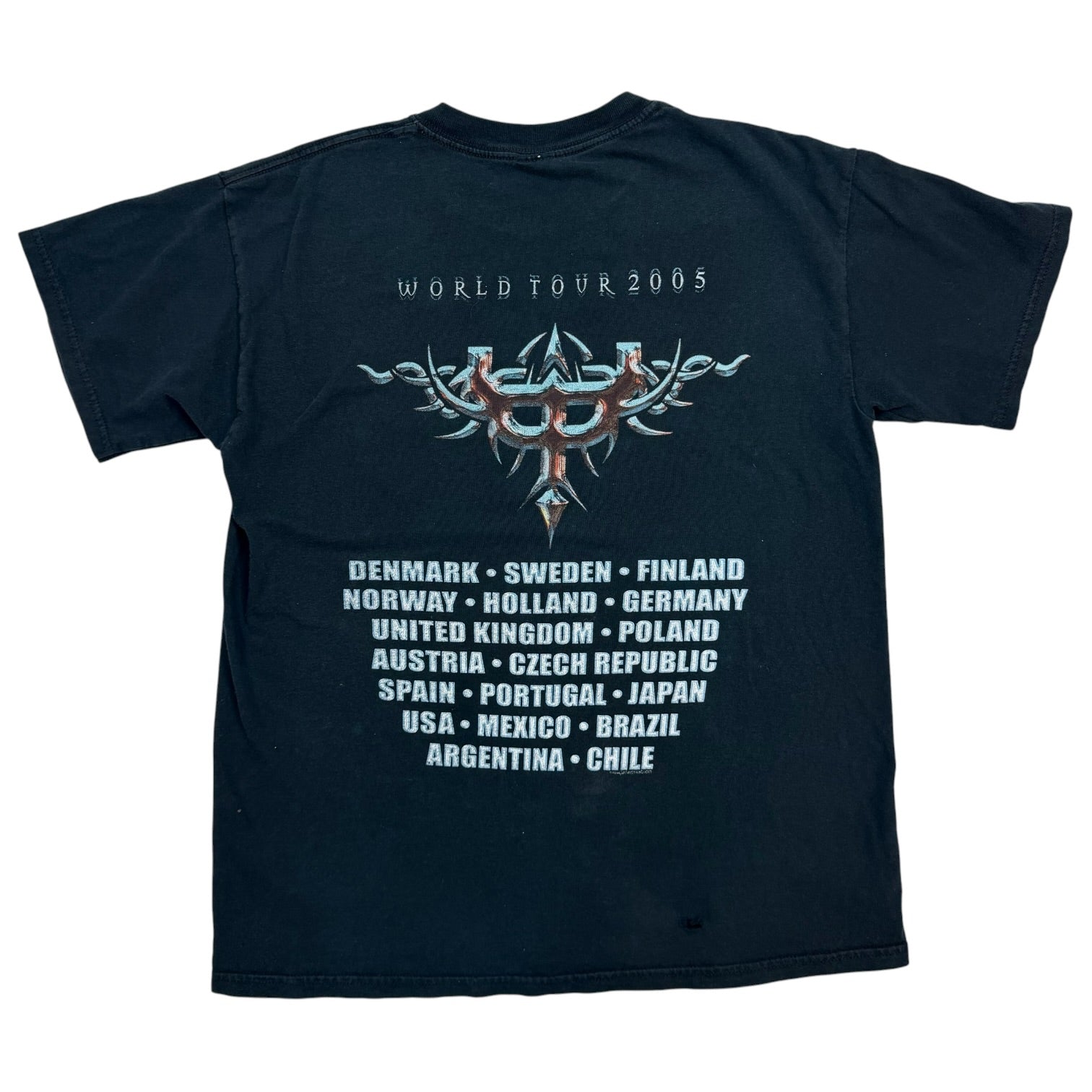 Vintage Judas Priest 2005 World Tour T-Shirt Black