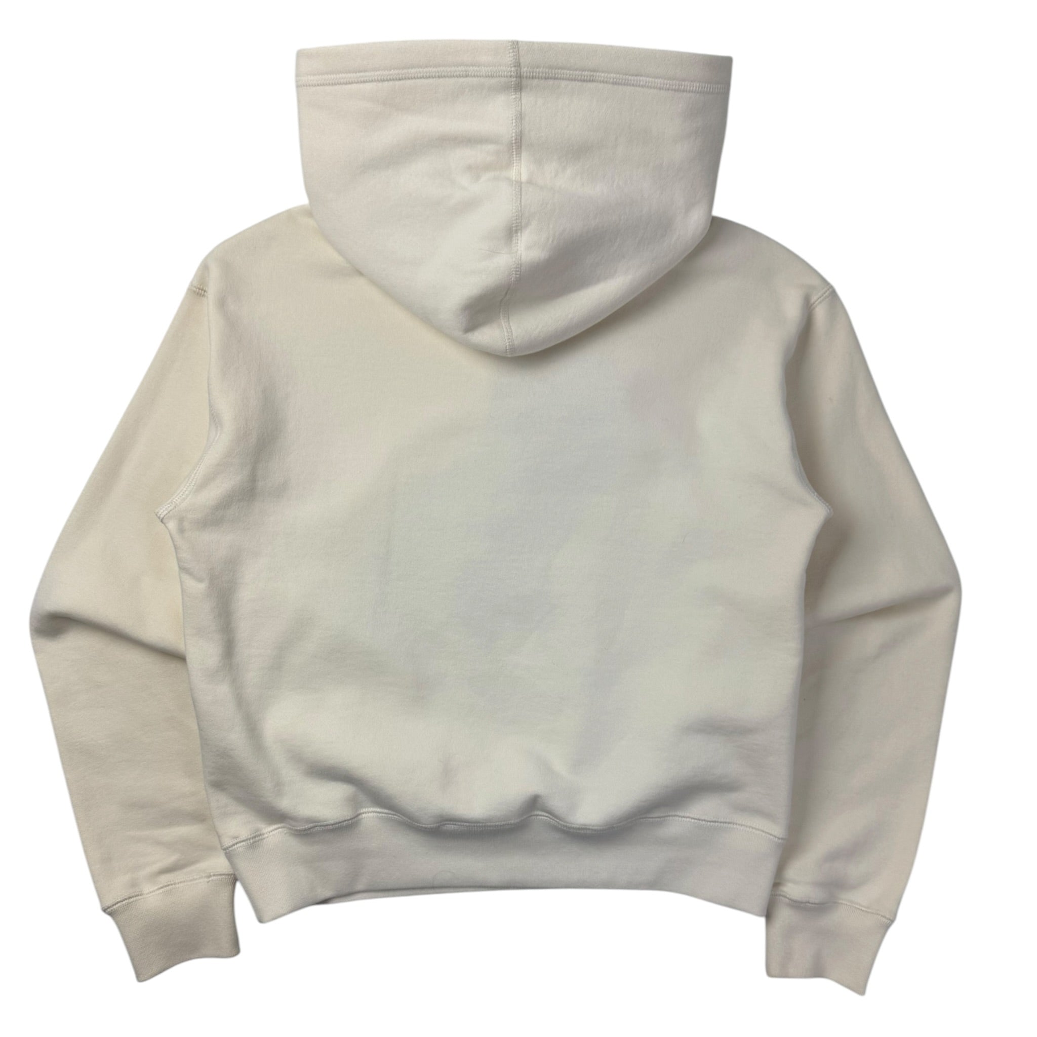 OVO Embroidered Big Logo Hoodie Cream
