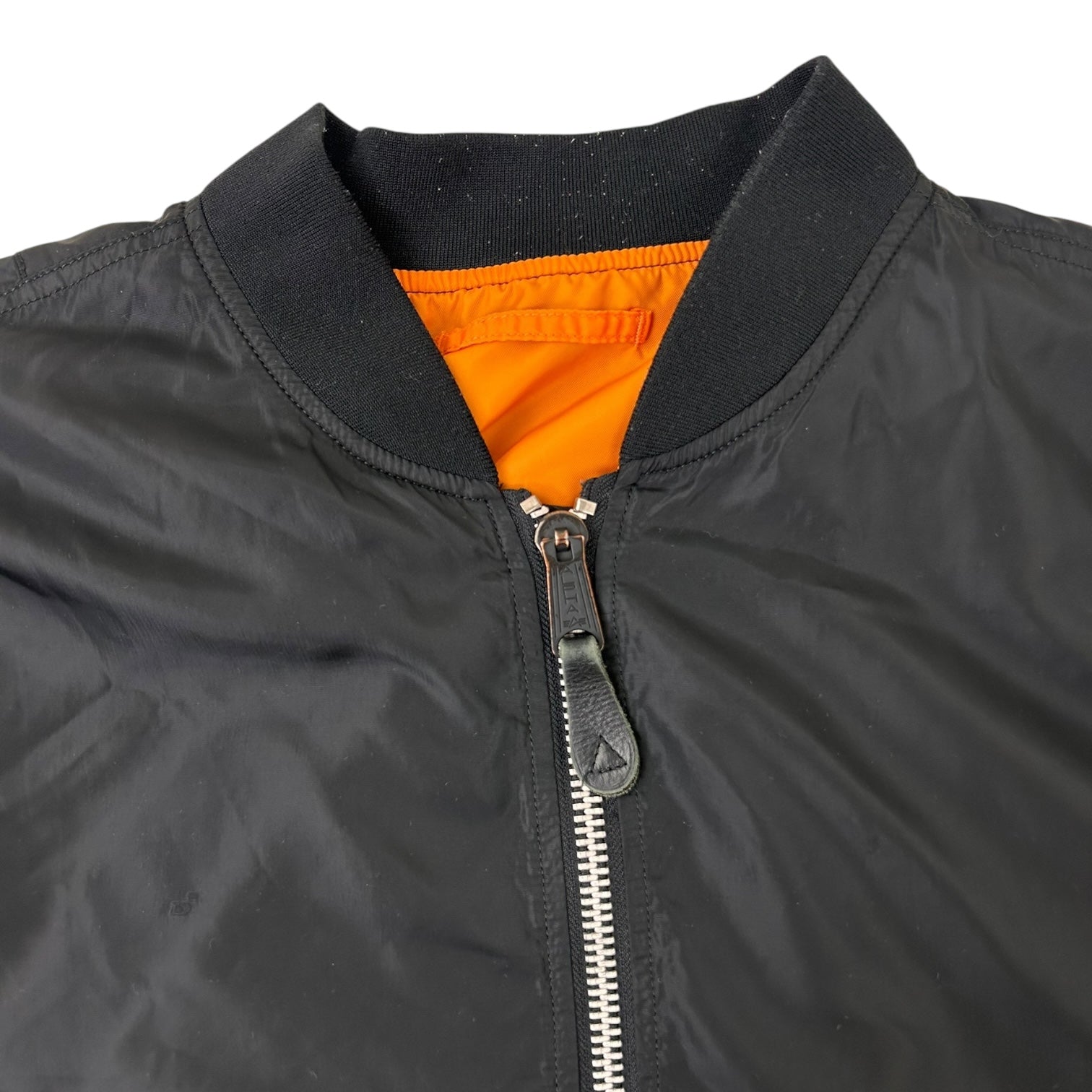 Vintage Reversible Bomber Jacket Black