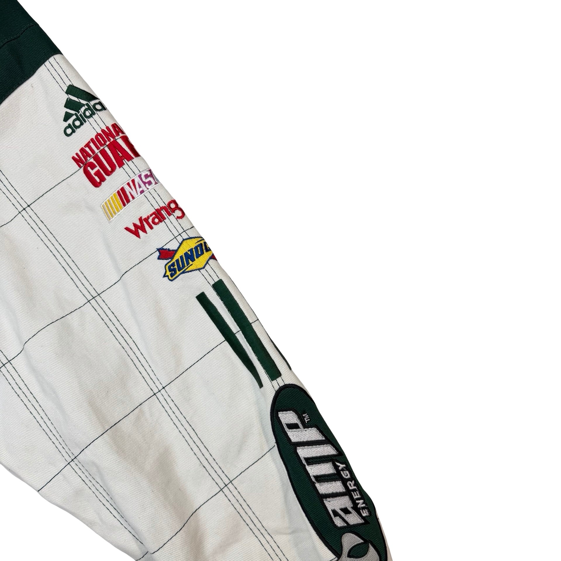 Vintage Dale Earnhardt Jr Amp Energy NASCAR Chase Authentics Racing Jacket White