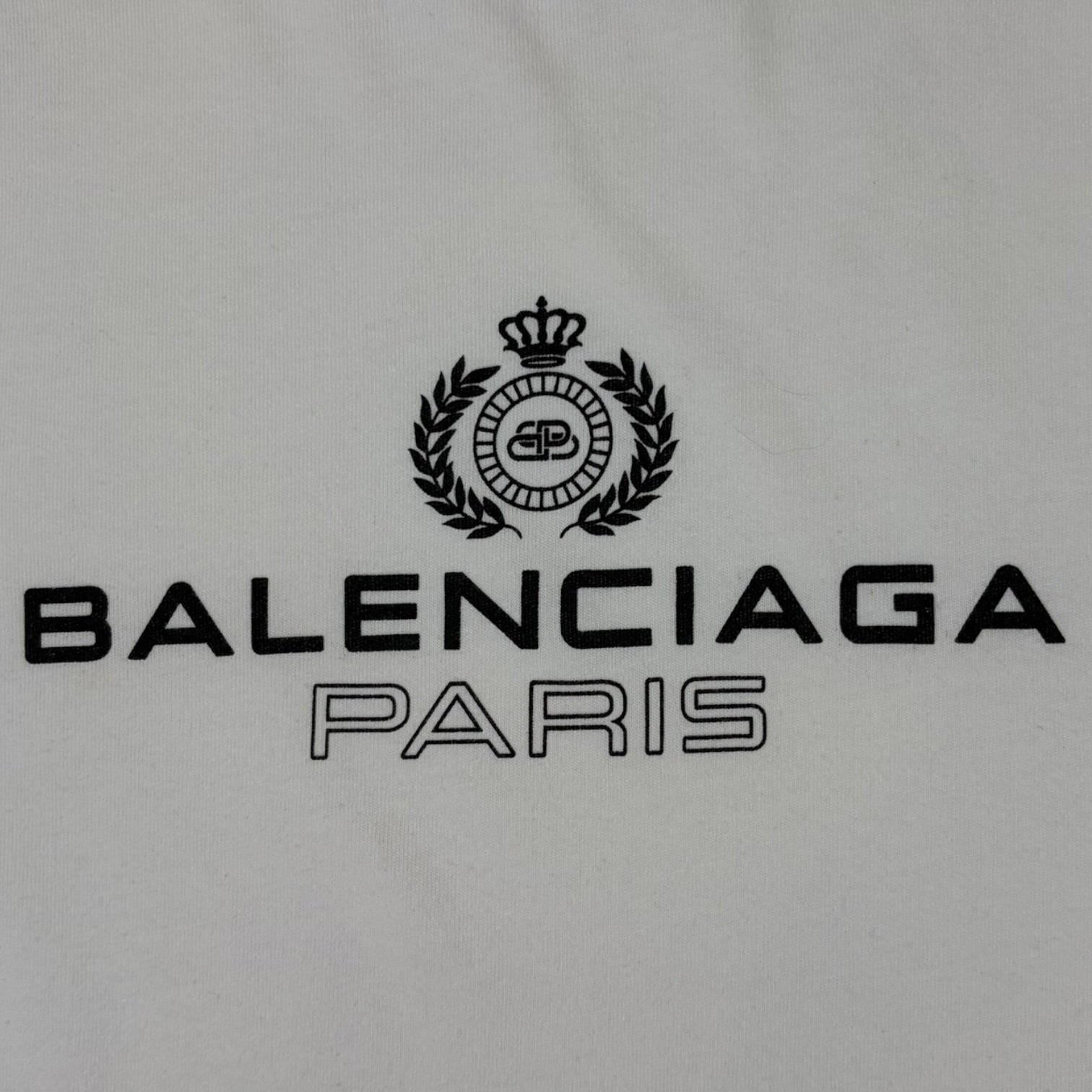 Balenciaga Paris Laurel T-Shirt White