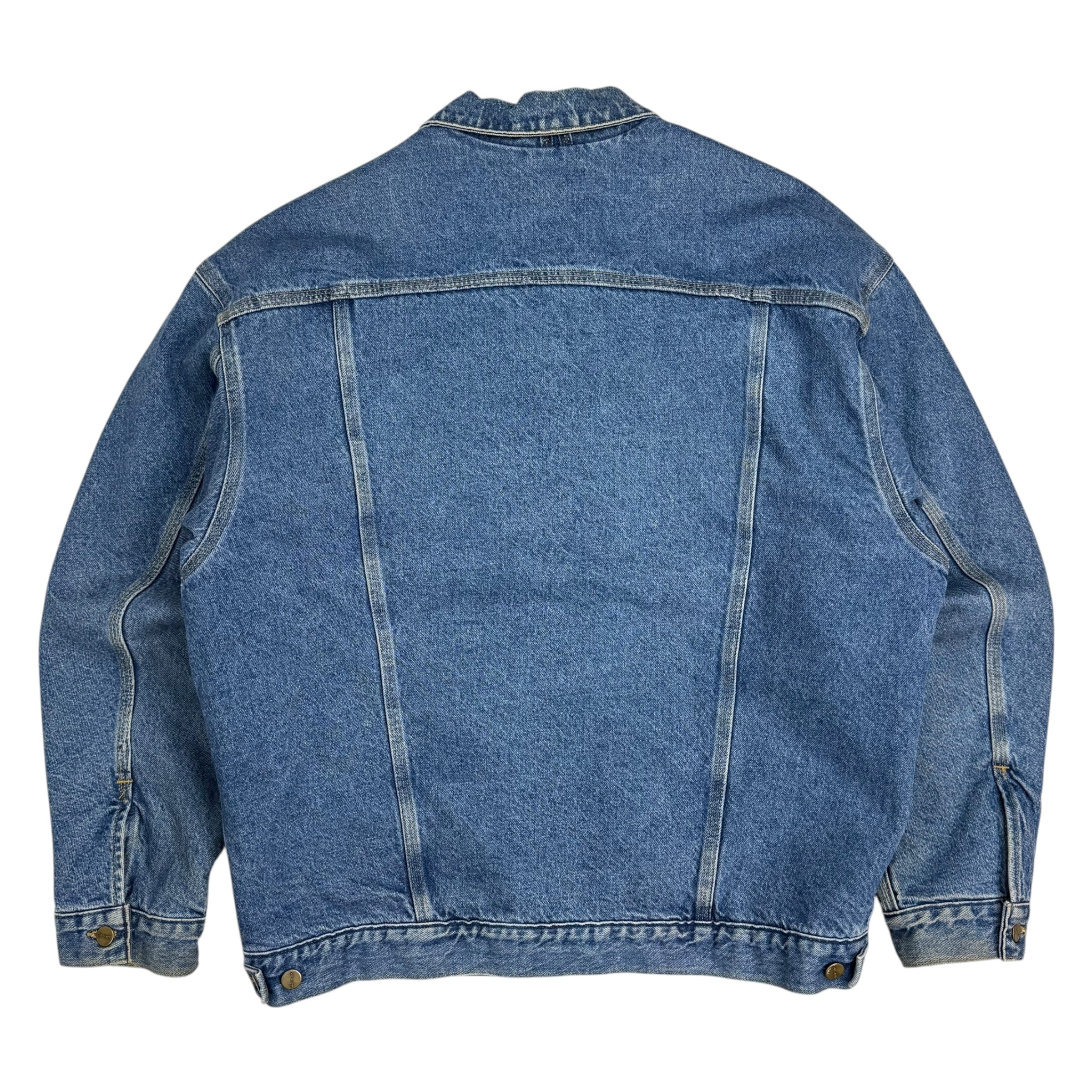 Vintage Carhartt Blanket Lined Denim Jacket Dark Wash
