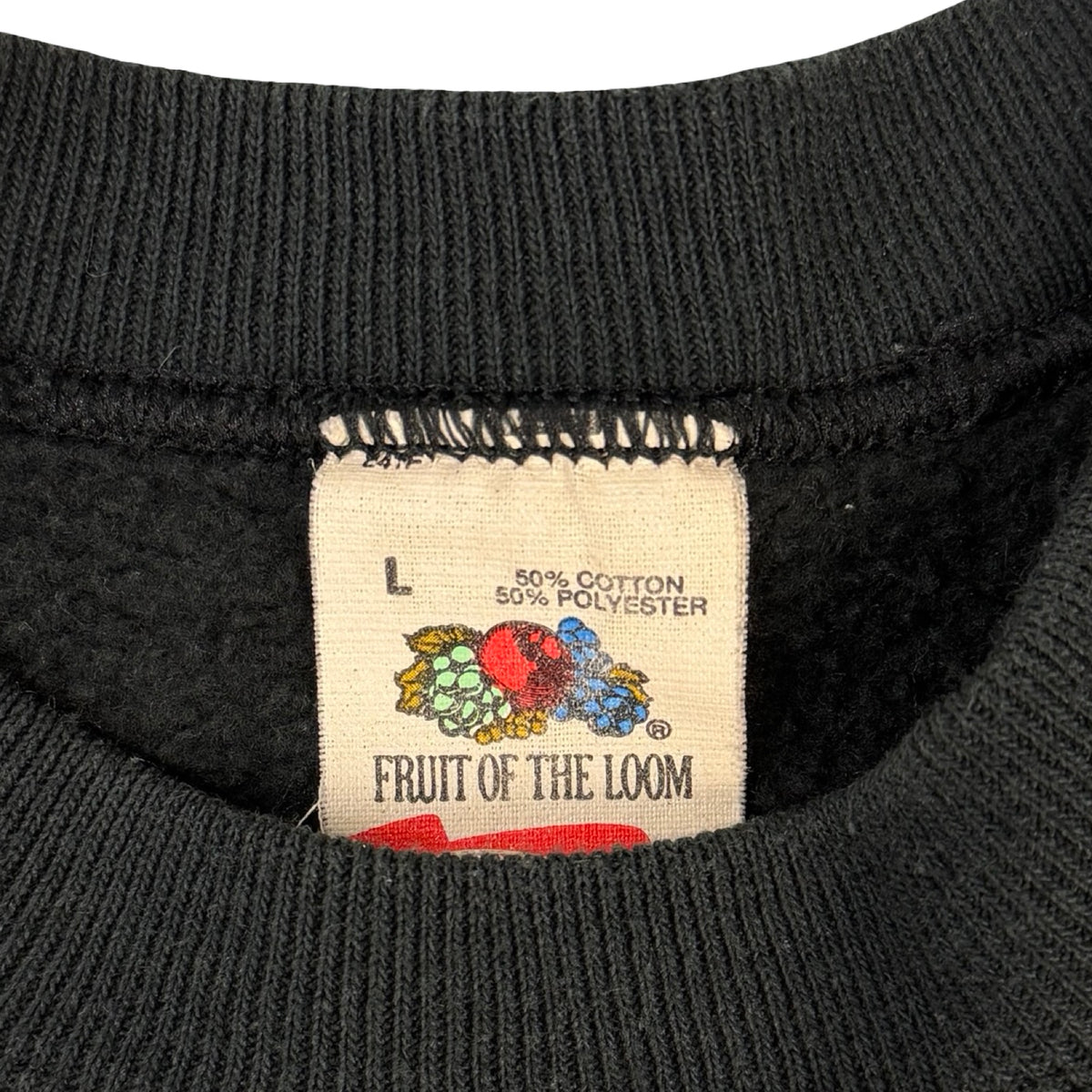 1989 Rollingstones Steelwheels Crewneck Sweatshirt Black