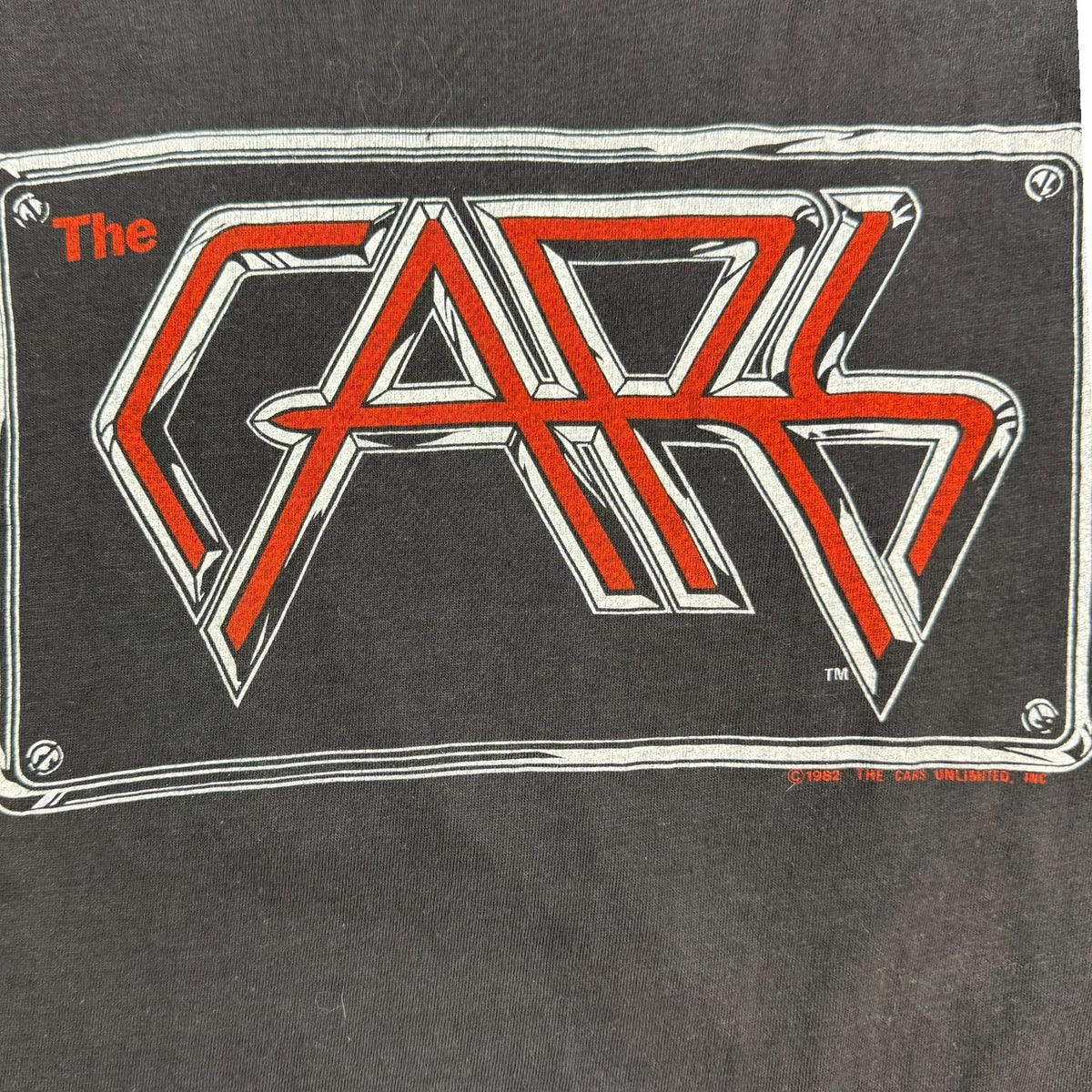 1982 The Cars On The Road Tee Black