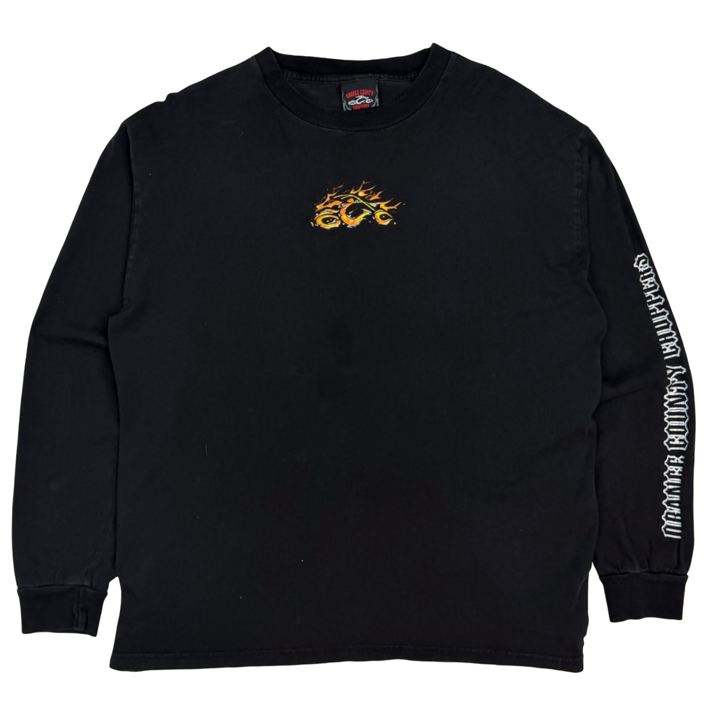 Vintage Orange County Choppers Biker Longsleeve Black