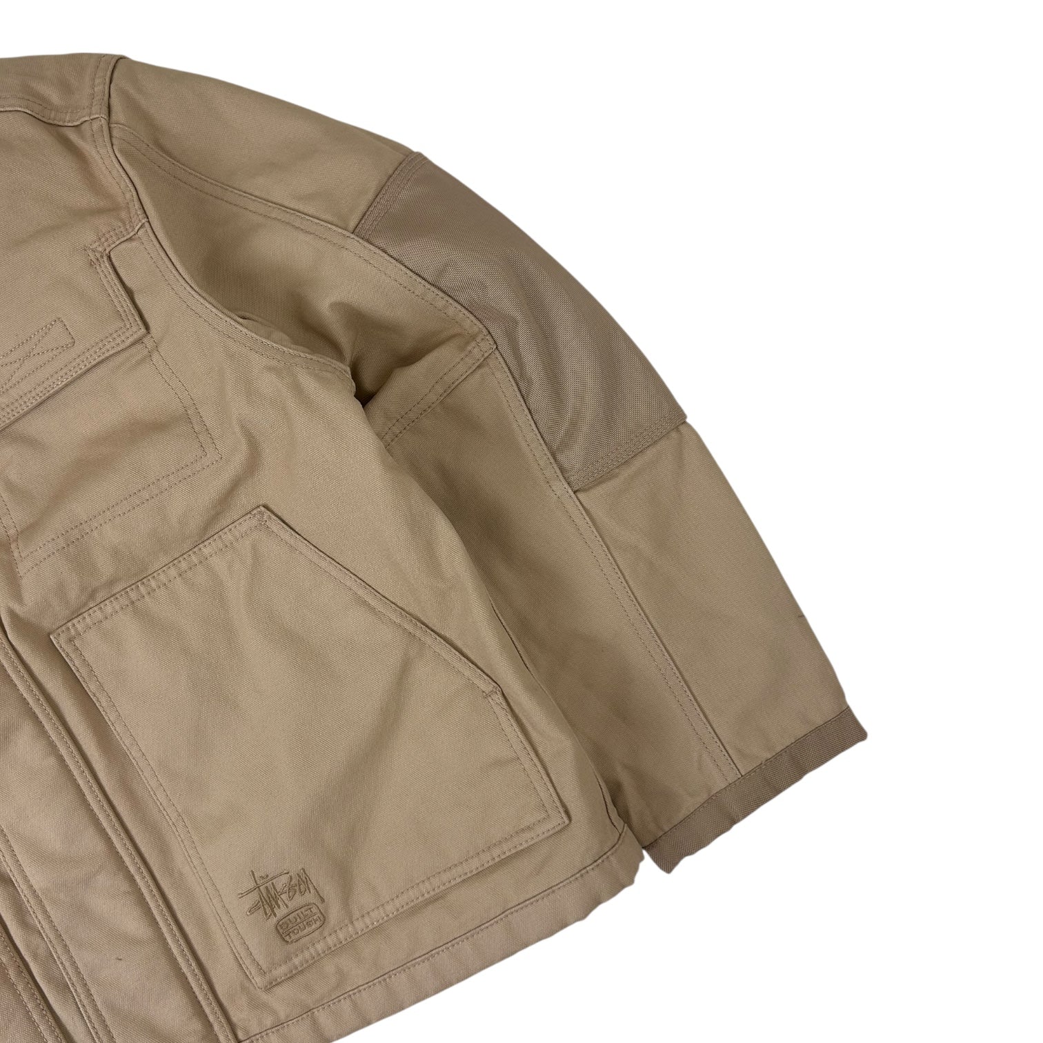 Stussy Utility Workgear Panel Jacket Khaki