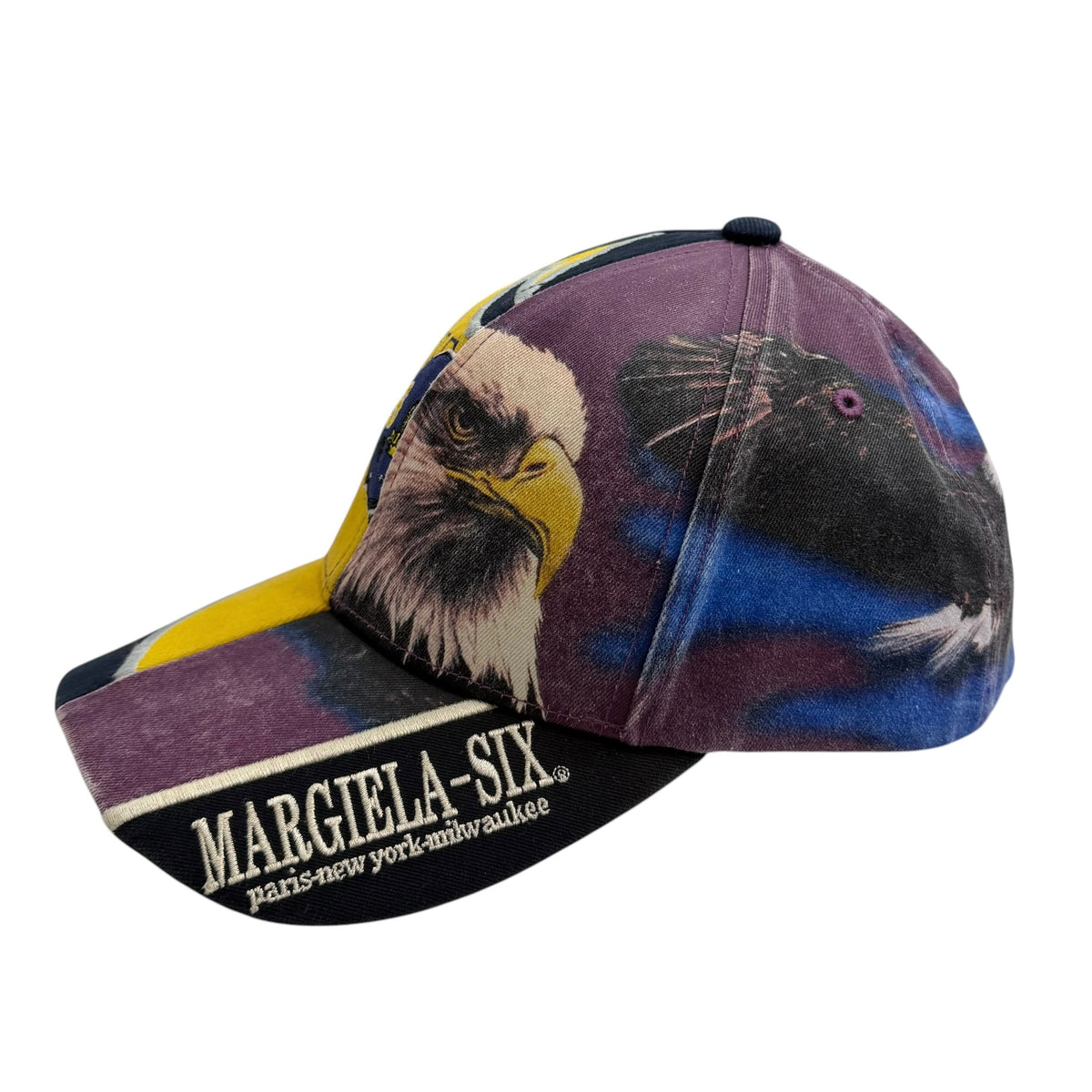 Supreme x MM6 Maison Margiela Split 6-Panel Hat Purple