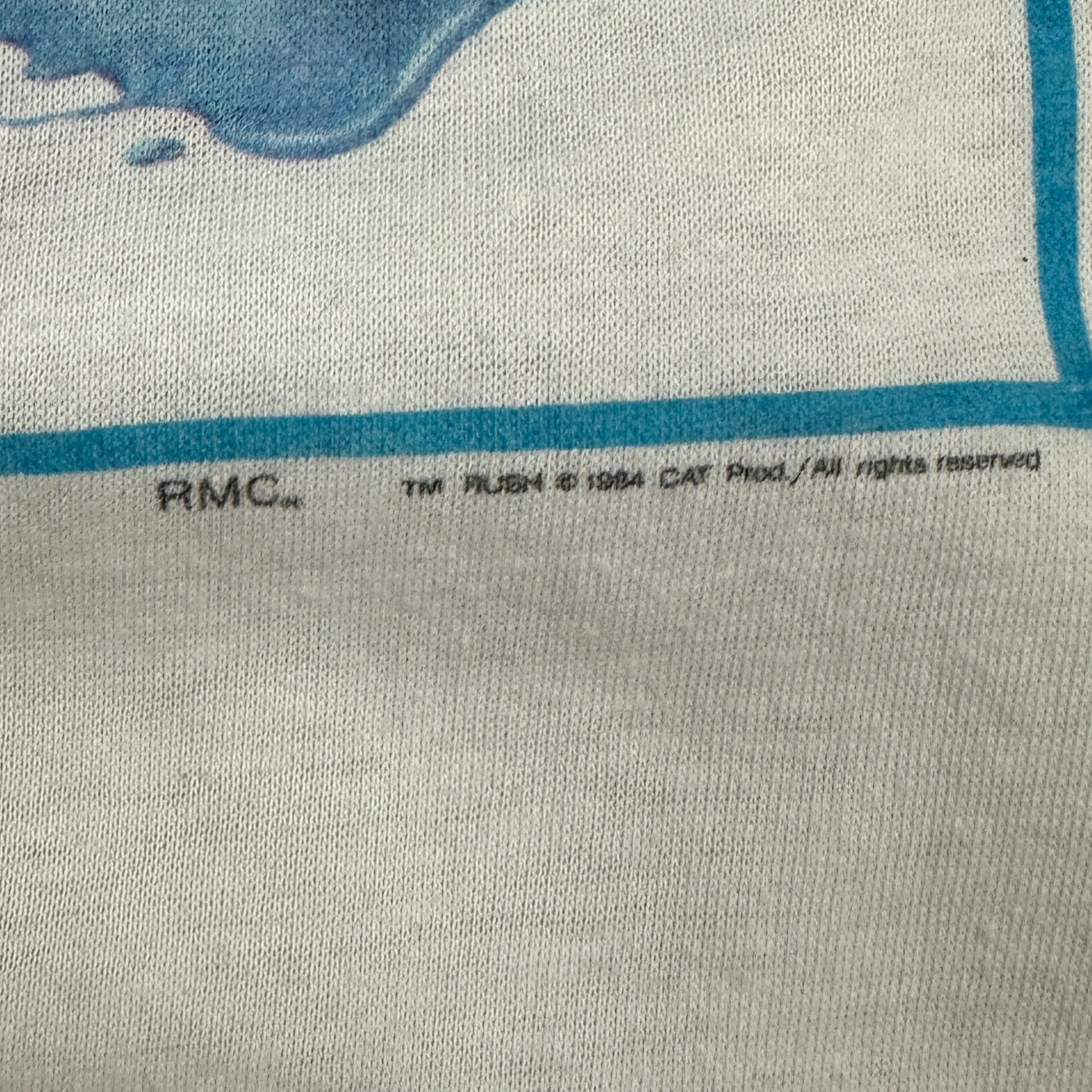 1984 Rush Grace Under Pressure Baseball Tee Black/White