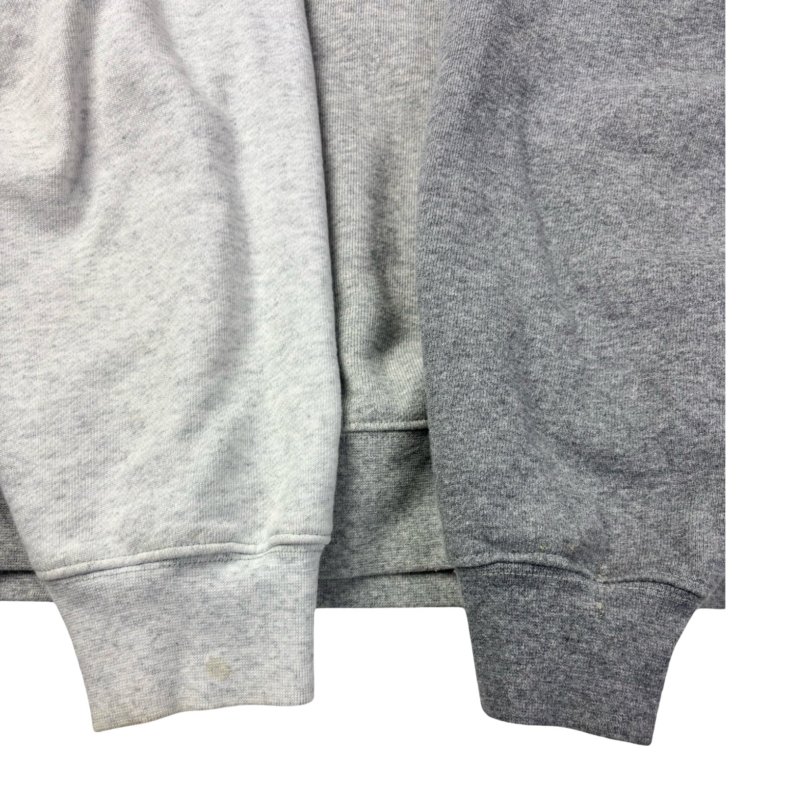 Dime Wavy 3-Tone Crewneck Grey