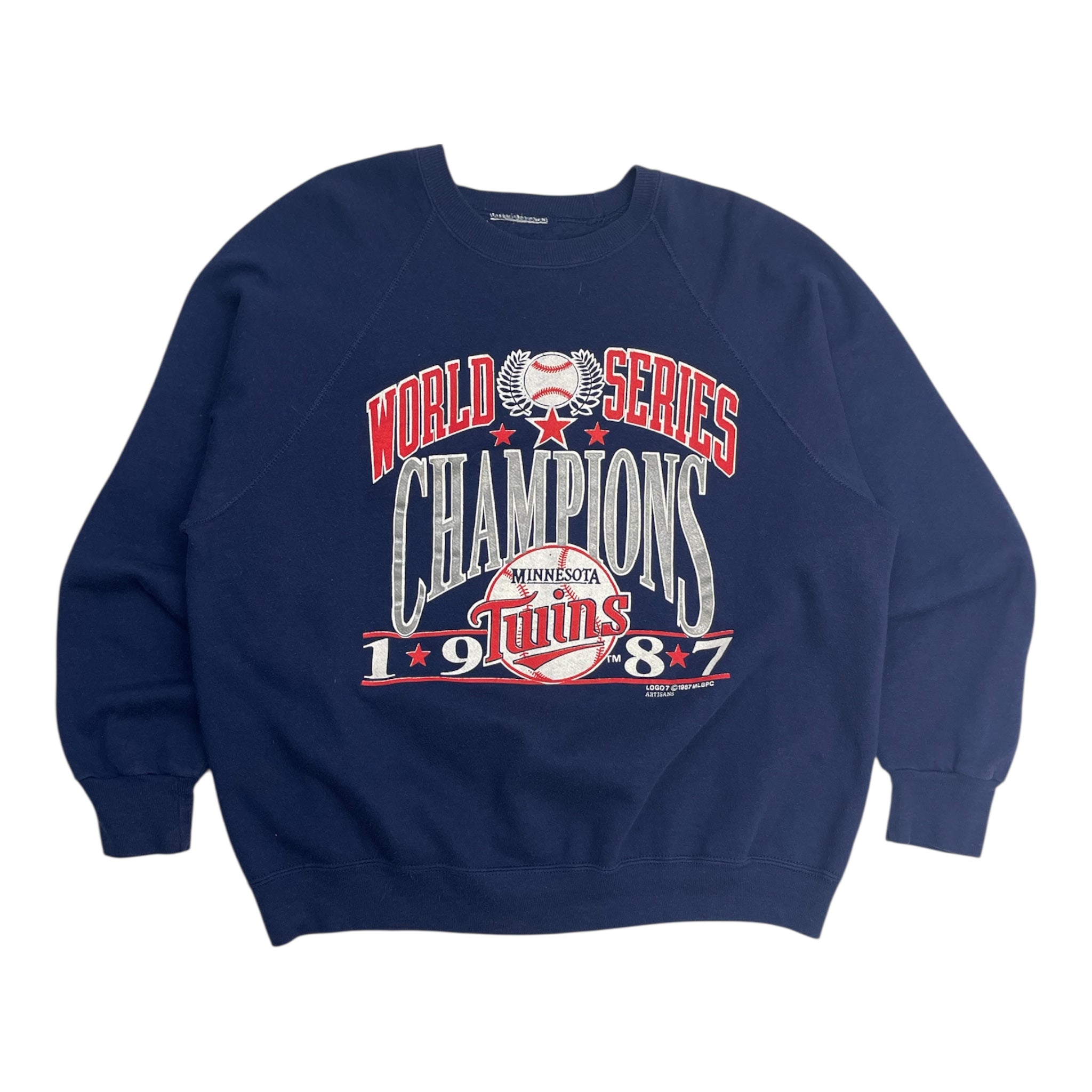 1987 MLB Minnesota Twins World Series Championship Crewneck