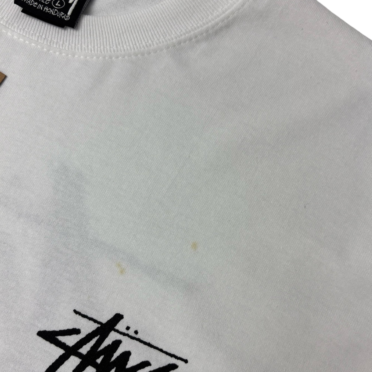 Stussy Stock Vancouver L/S Tee White