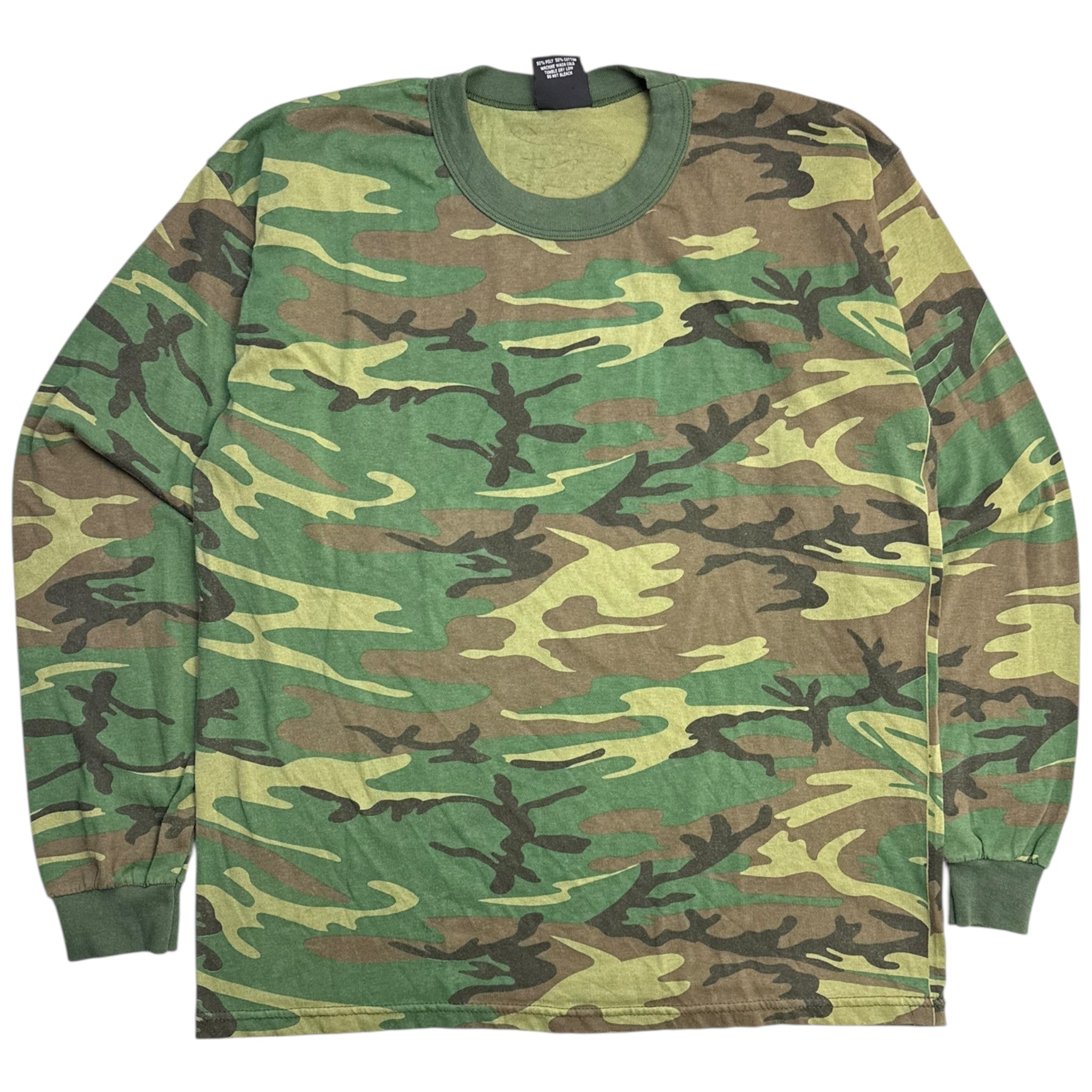 Vintage Woodland Camo Longsleeve T-Shirt