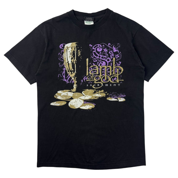 2007 Lamb of God Sacrament Album T-Shirt Black