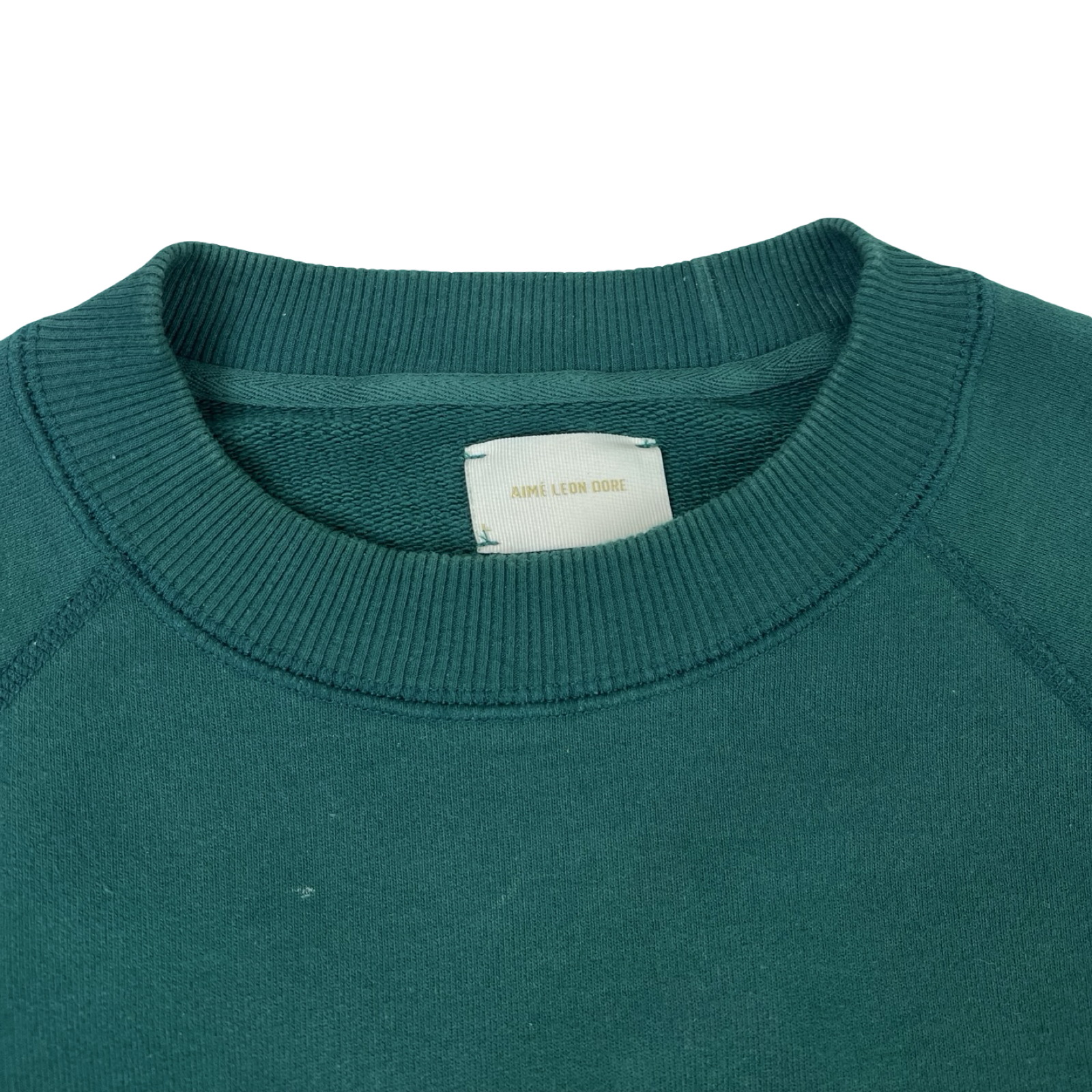 Aime Leon Dore Blank Crewneck Sweatshirt Green