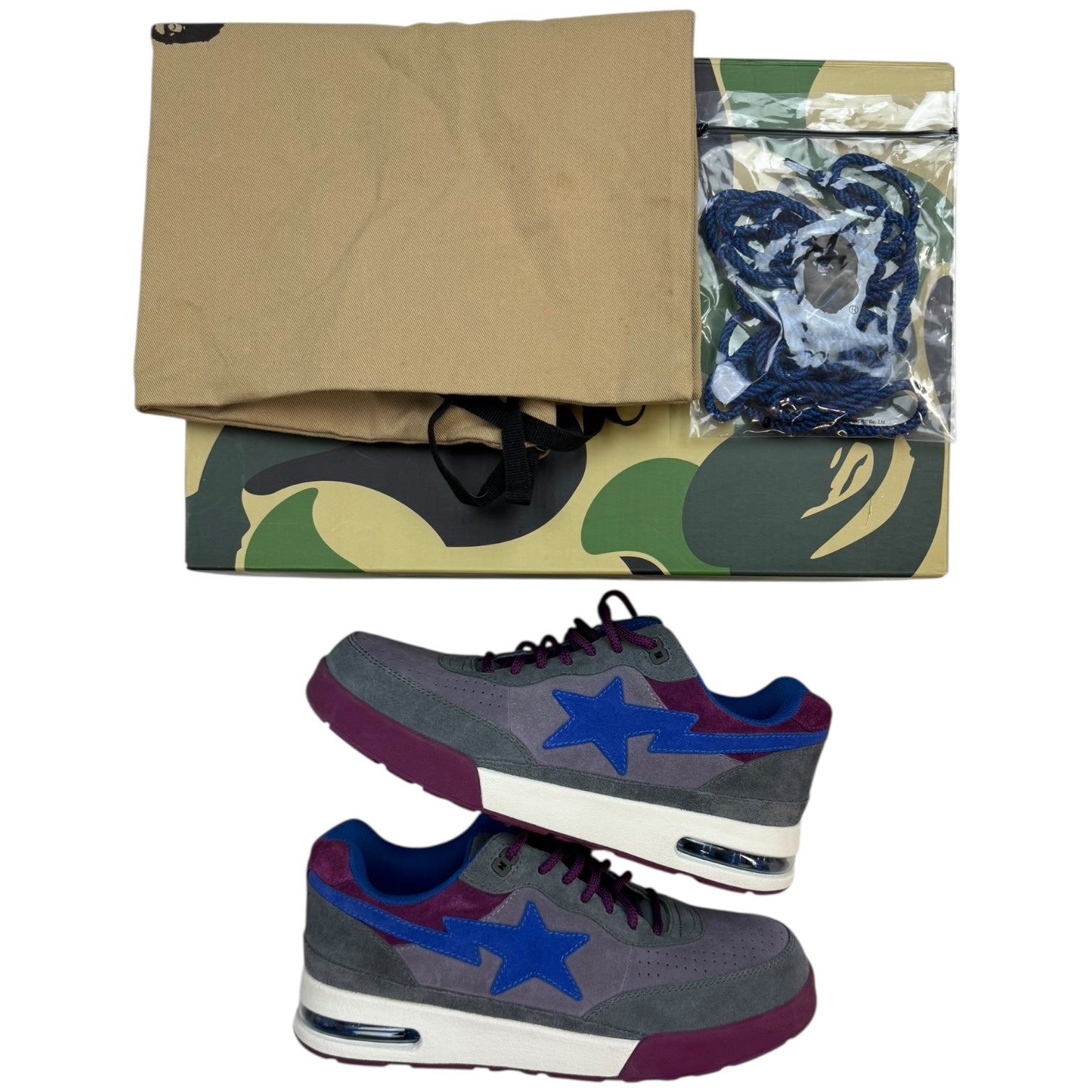 Bape Road Sta Blue/Grey (Used)