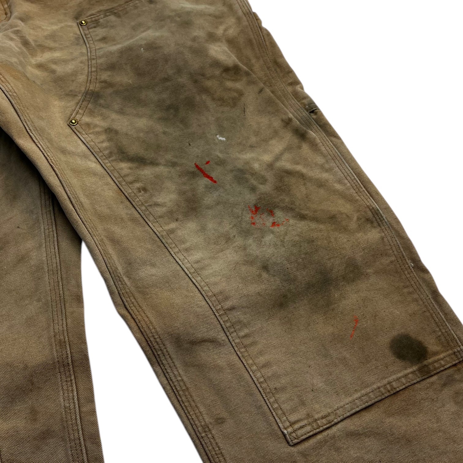 Carhartt Oil Stained Double Knee brown