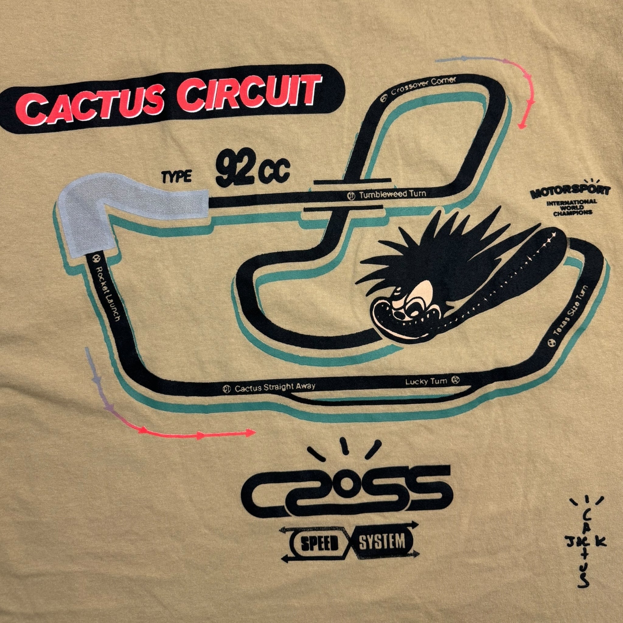 Cactus Jack By Travis Scott Racetrack T-Shirt