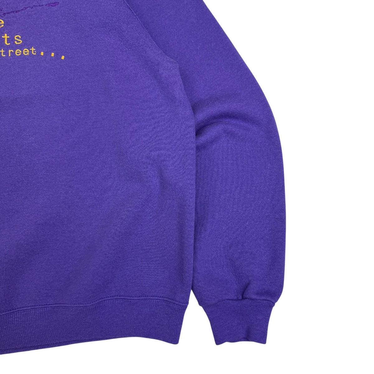 Vintage Dire Straits ‘… On Every Street…’ Crewneck Purple