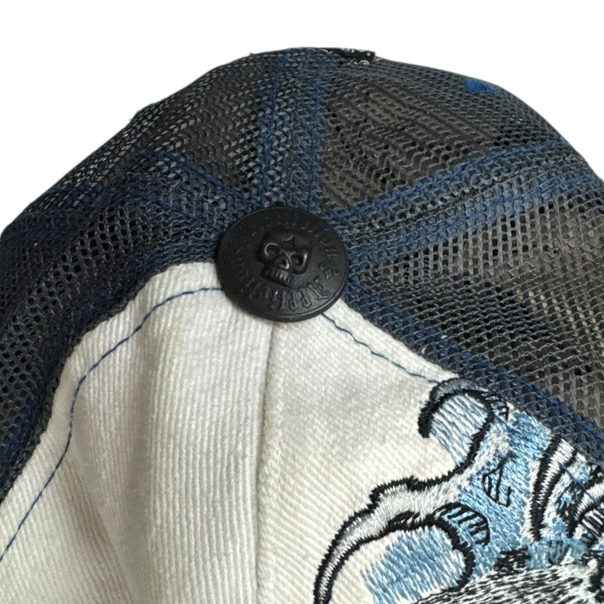 Vintage Y2K Affliction Skull Surf Hat