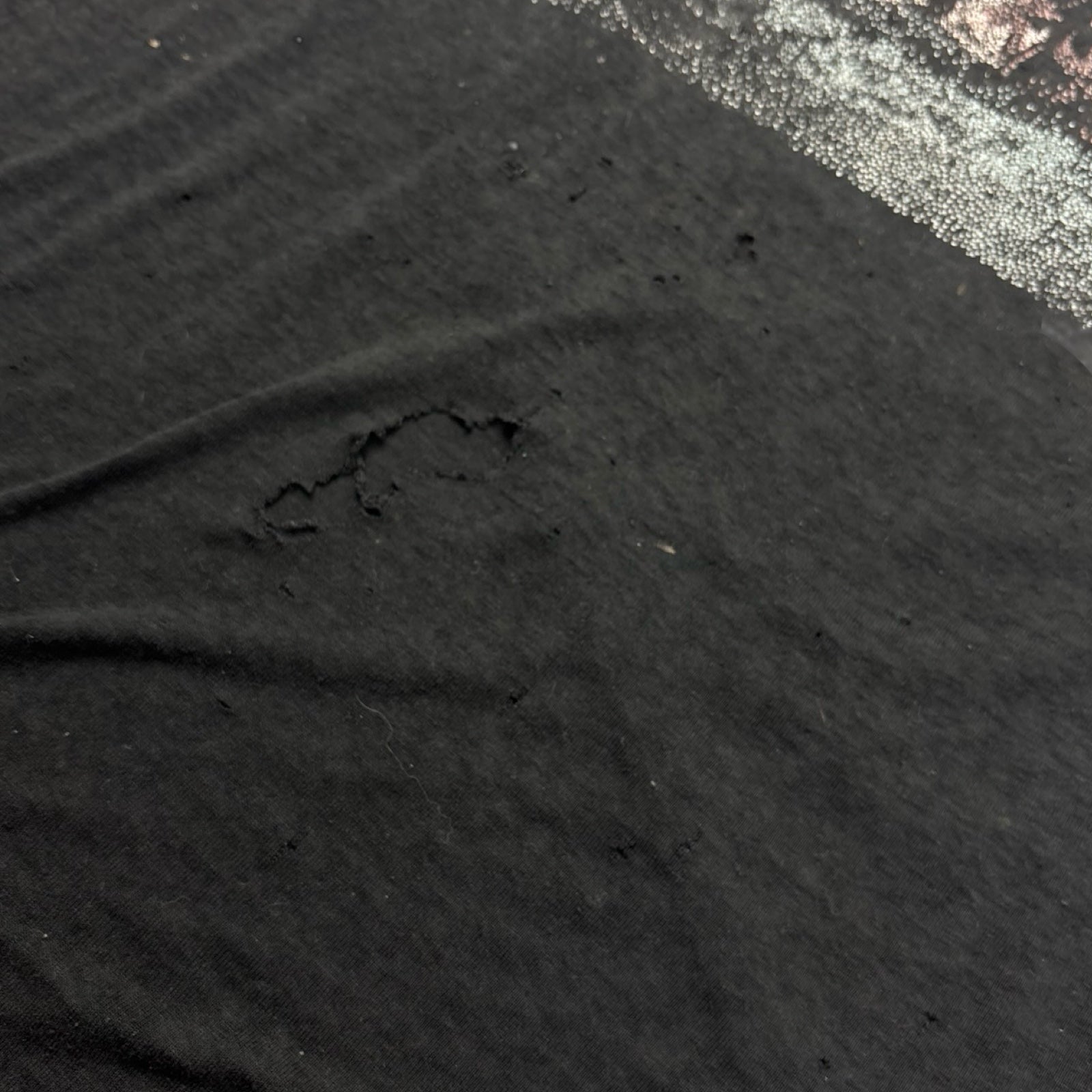 Vintage Sutton & Sons WPC Association Trashed T-Shirt Black