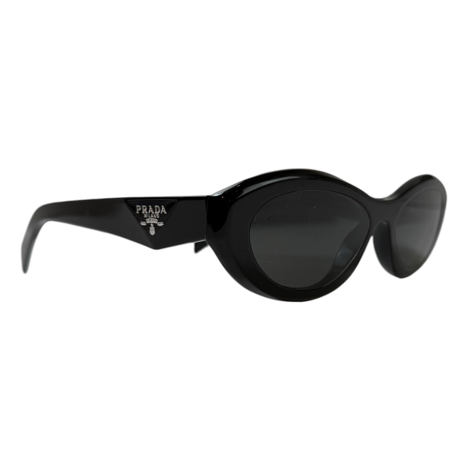 Prada Oval Sunglasses Black SPR26Z