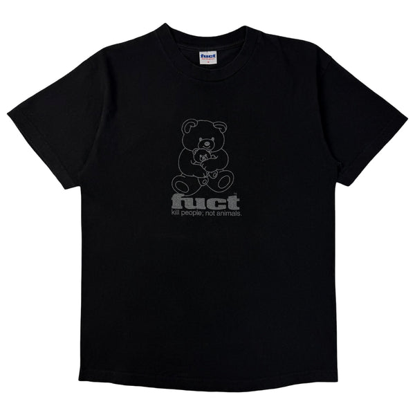 Fuct ‘Kill People; Not Animals.’ T-Shirt Black
