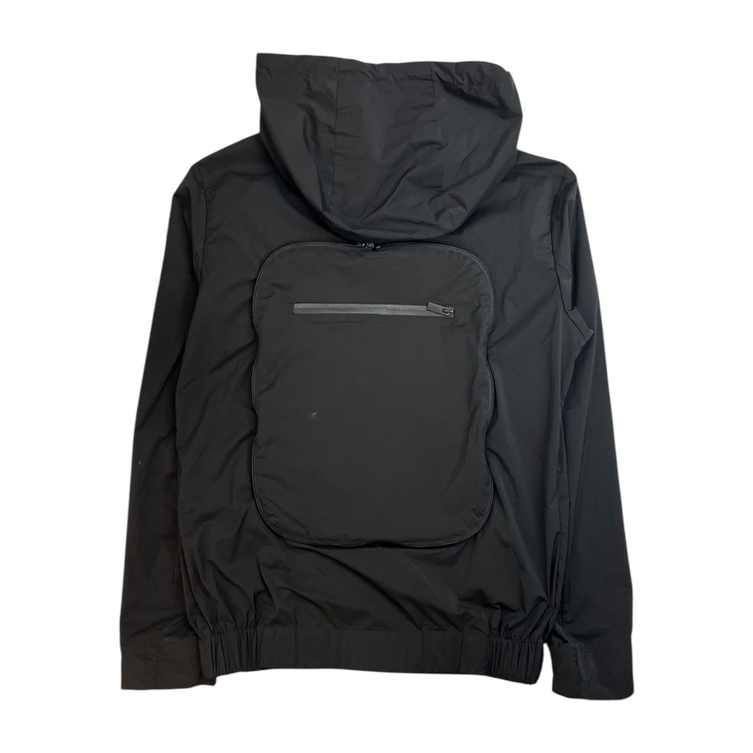 Fendi Hooded Packable Windbreaker Black