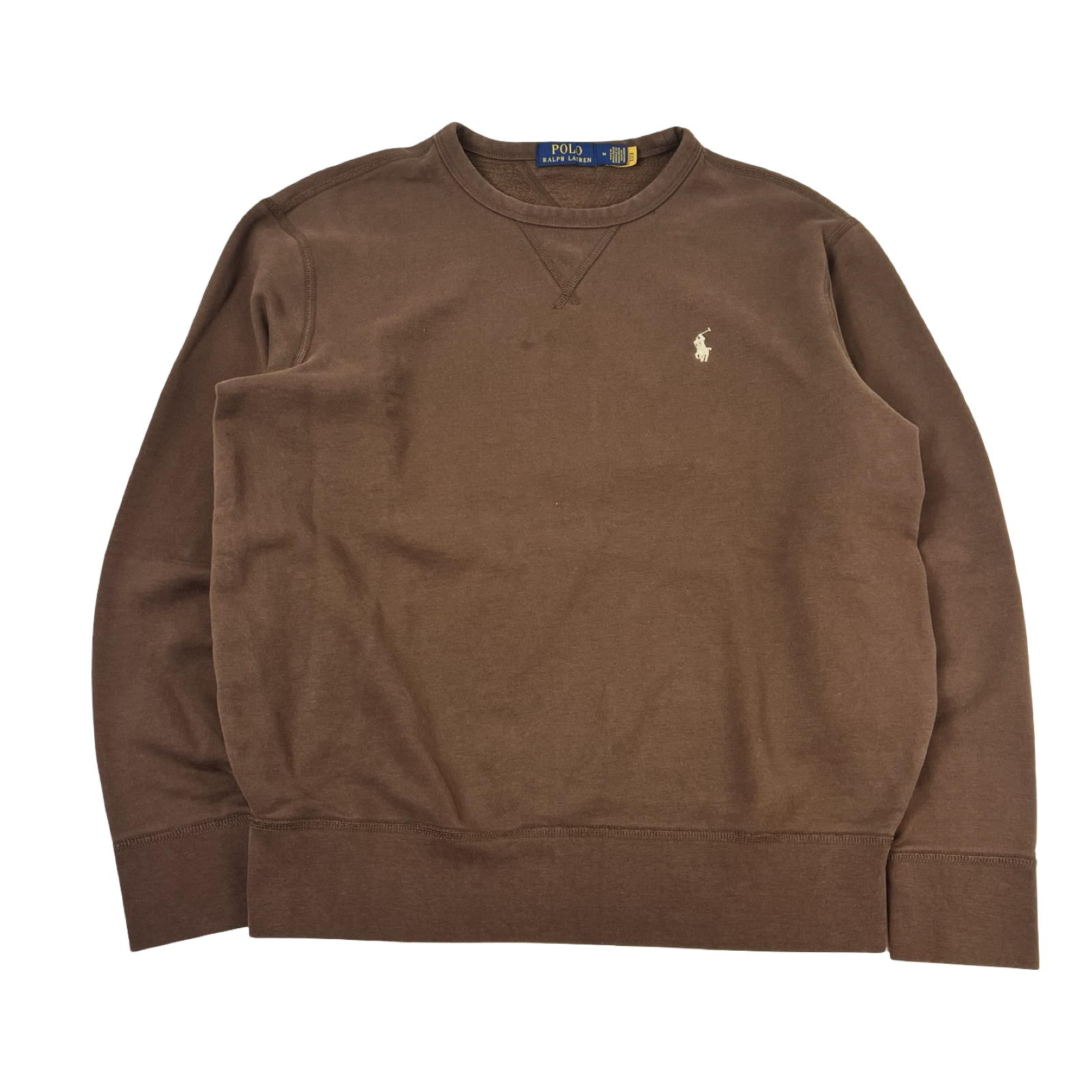 Polo Ralph Lauren Crew-Neck Fleece Sweatshirt Brown