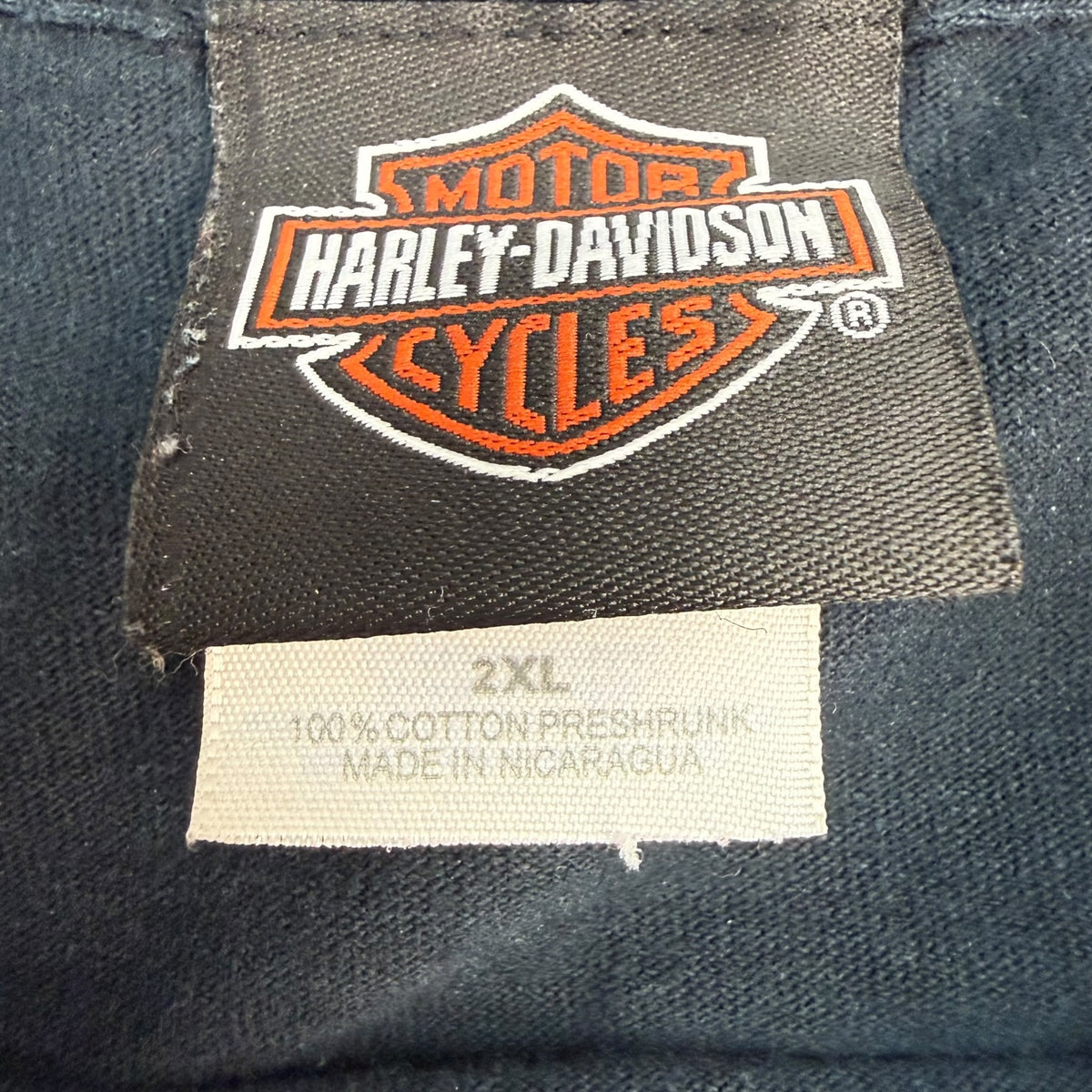 Vintage Harley Davidson Of Edmonton L/S Tee Black
