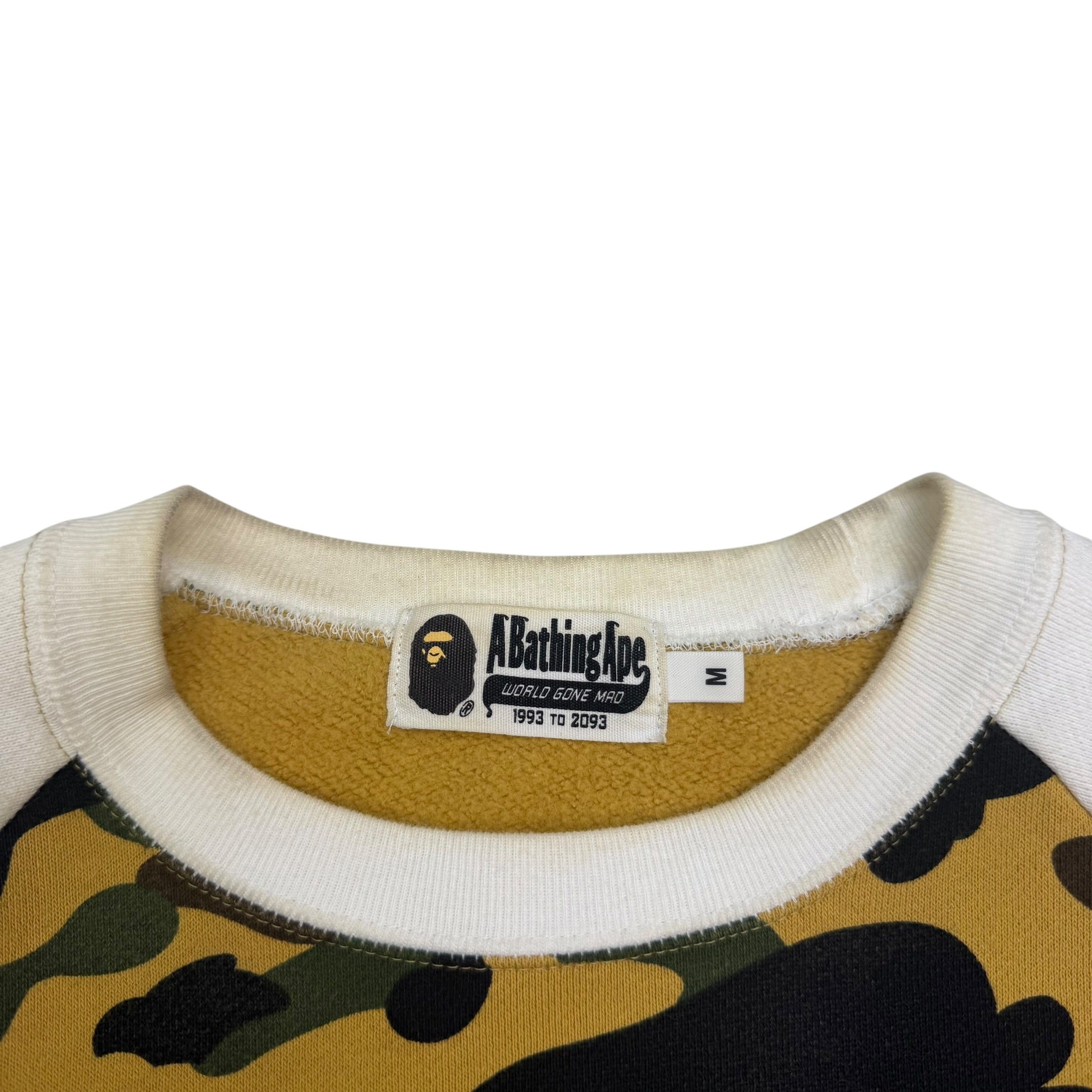Bape 1st Colorblock Crewneck Camo
