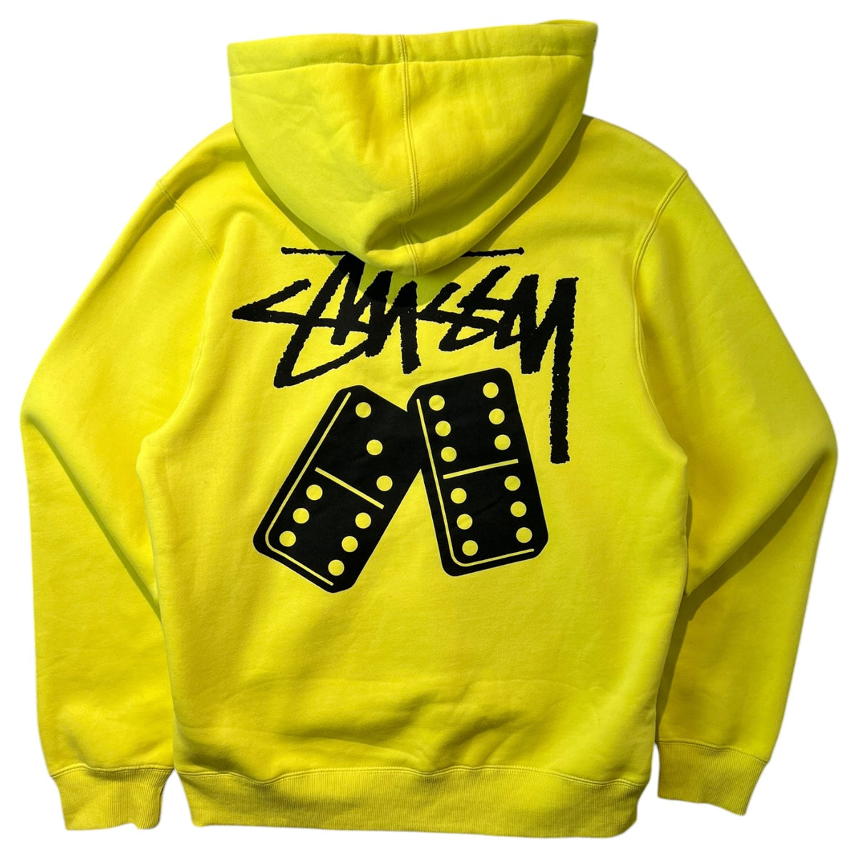 Stussy Dominoes Pigment Dyed Hoodie Yellow