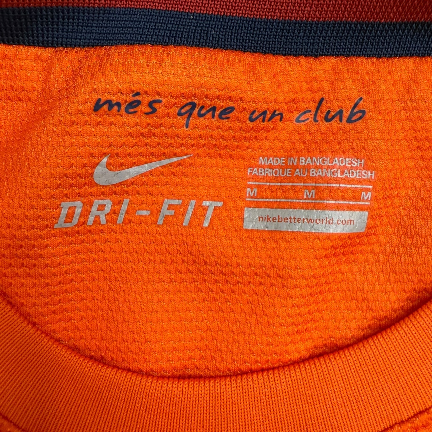 2012 Nike Barcelona Andrés Iniesta Away Jersey Orange/Yellow