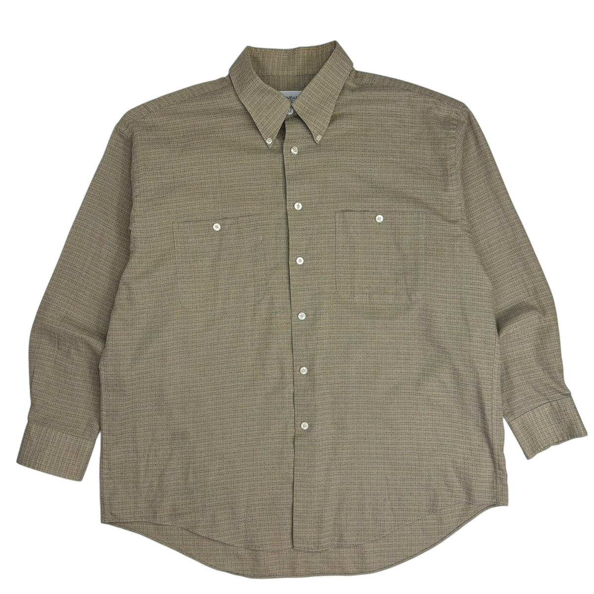 Vintage Yves Saint Laurent Button Up Tan