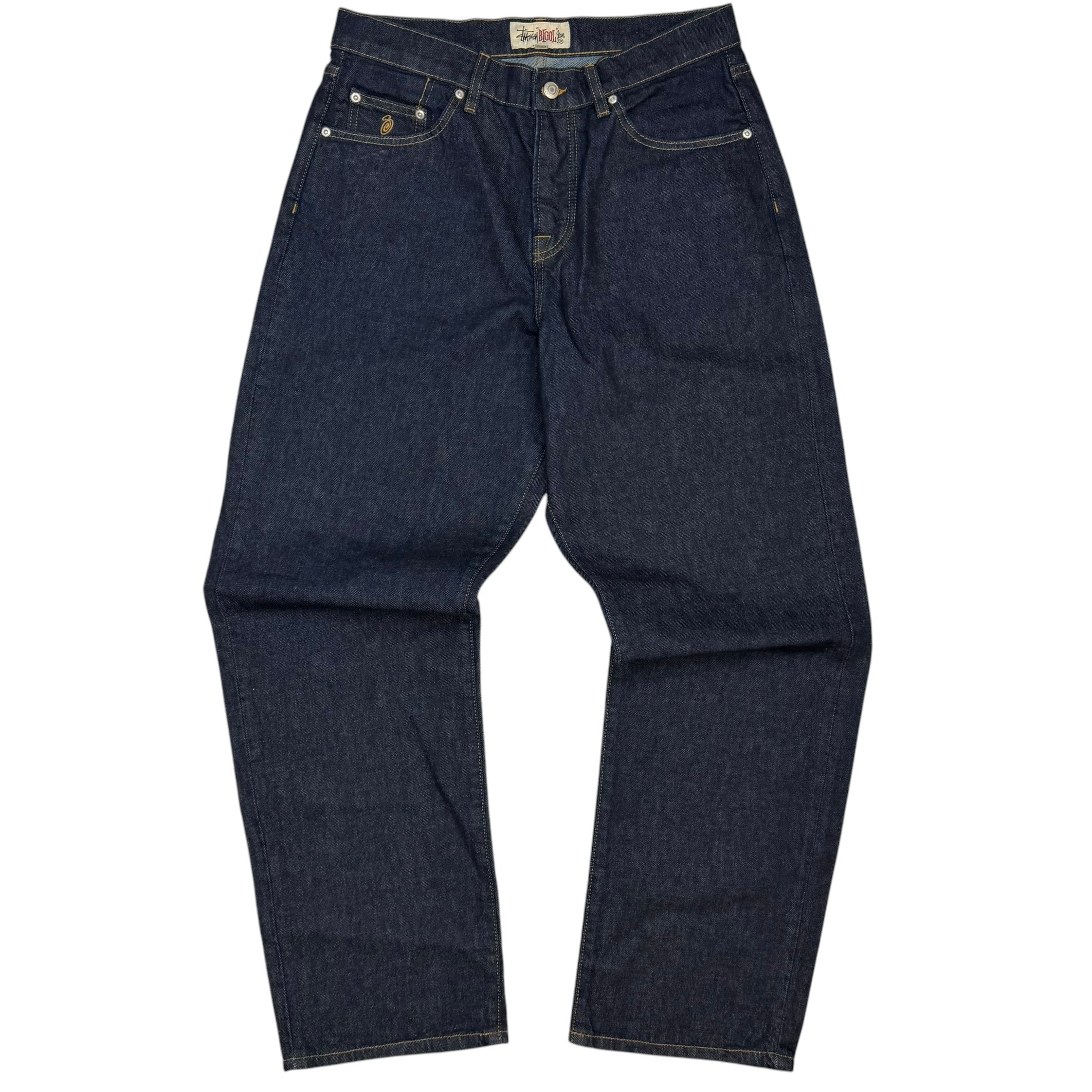 Stussy Big Ol’ Denim Jeans Rinsed Indigo