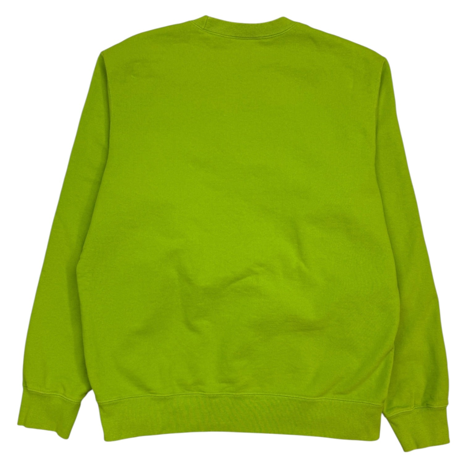 Supreme Cut Out Box Logo Crewneck Lime Green