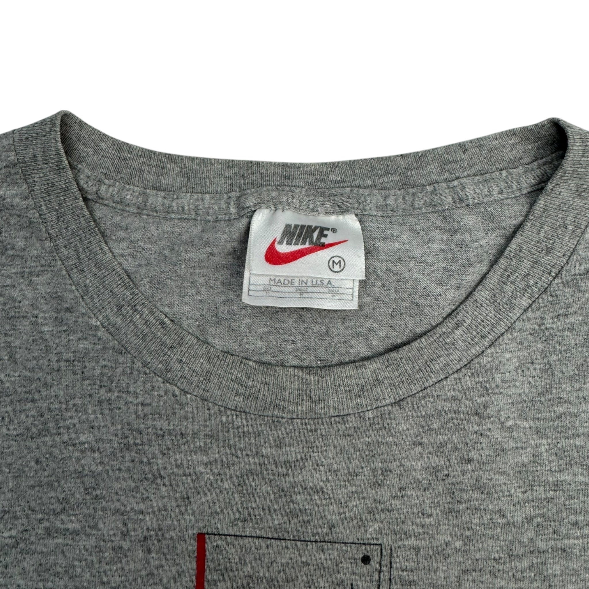 Vintage 90s Nike Basketball T-Shirt Grey