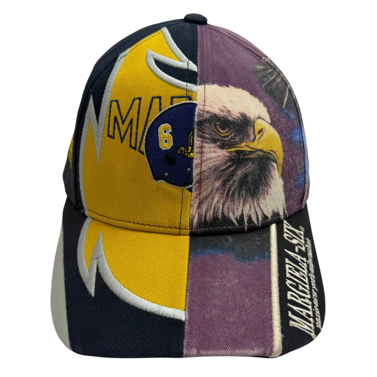Supreme x MM6 Maison Margiela Split 6-Panel Hat Purple