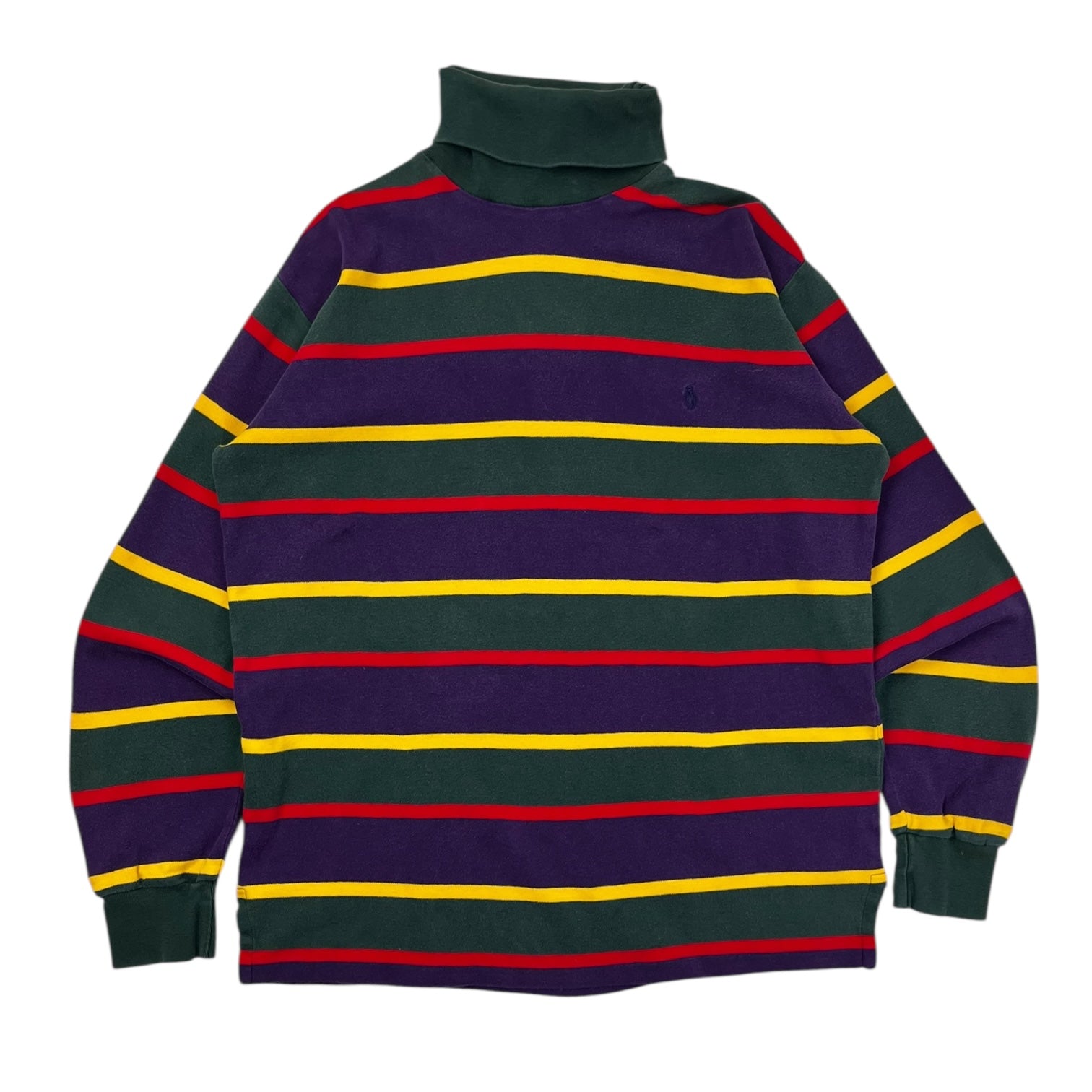 Vintage Polo Ralph Lauren Striped Turtle Neck Shirt