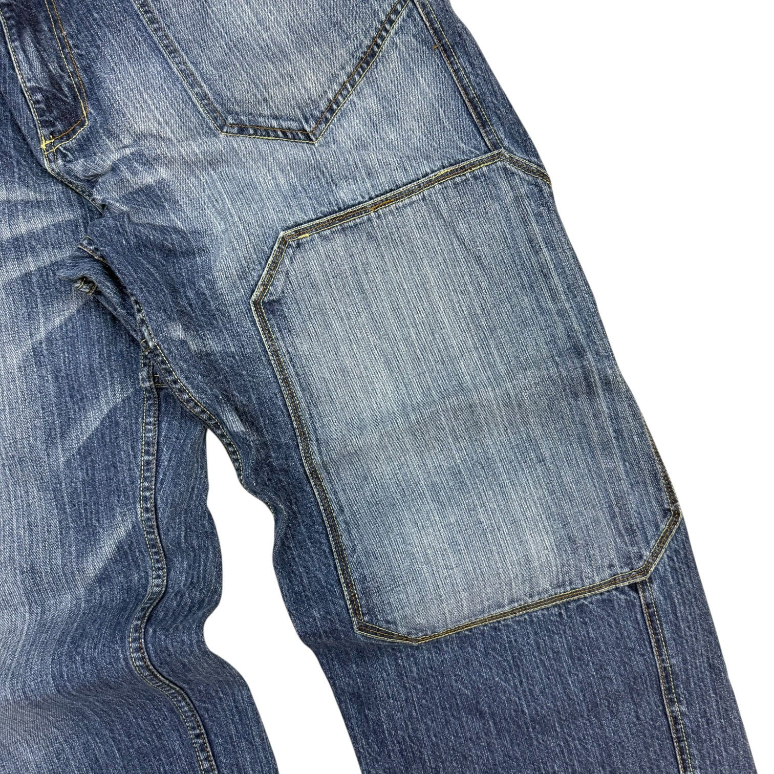 Vintage Sean John Patch Denim Pants Dark Wash