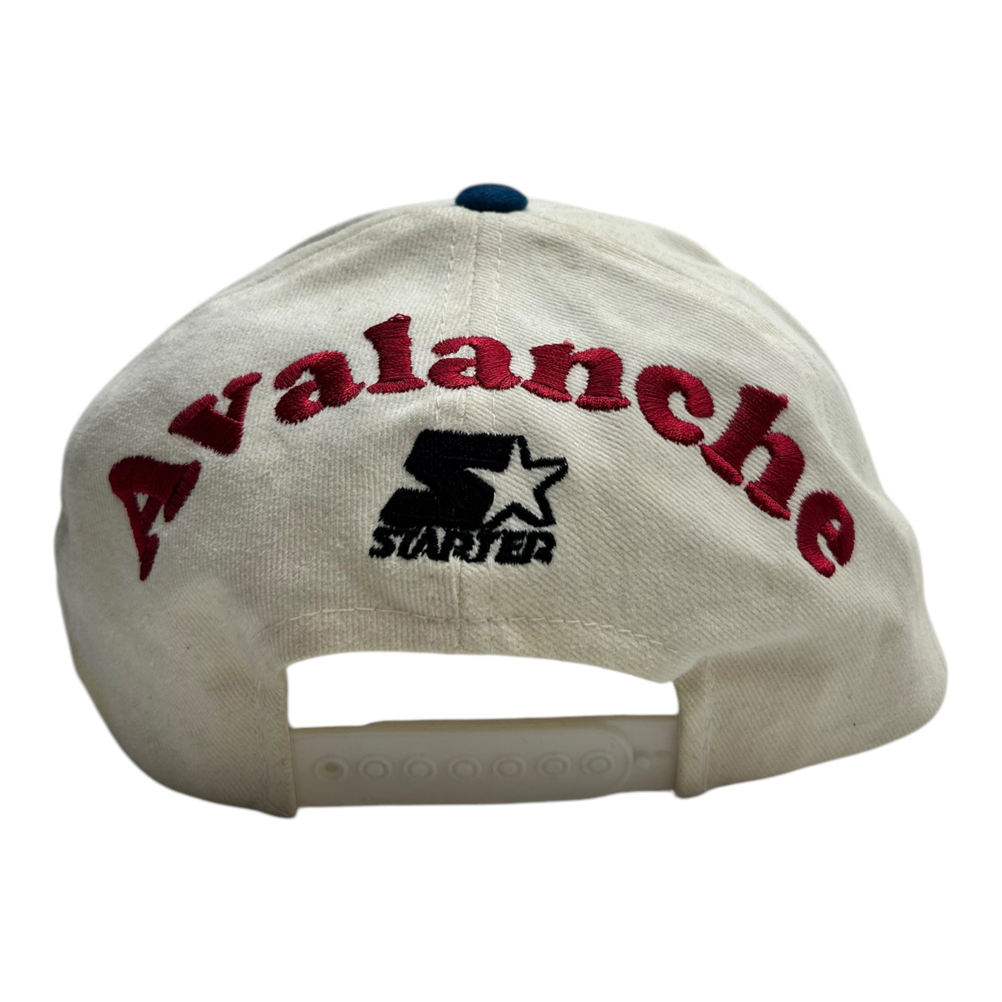 Vintage Starter Colorado Avalanche Logo Hat White