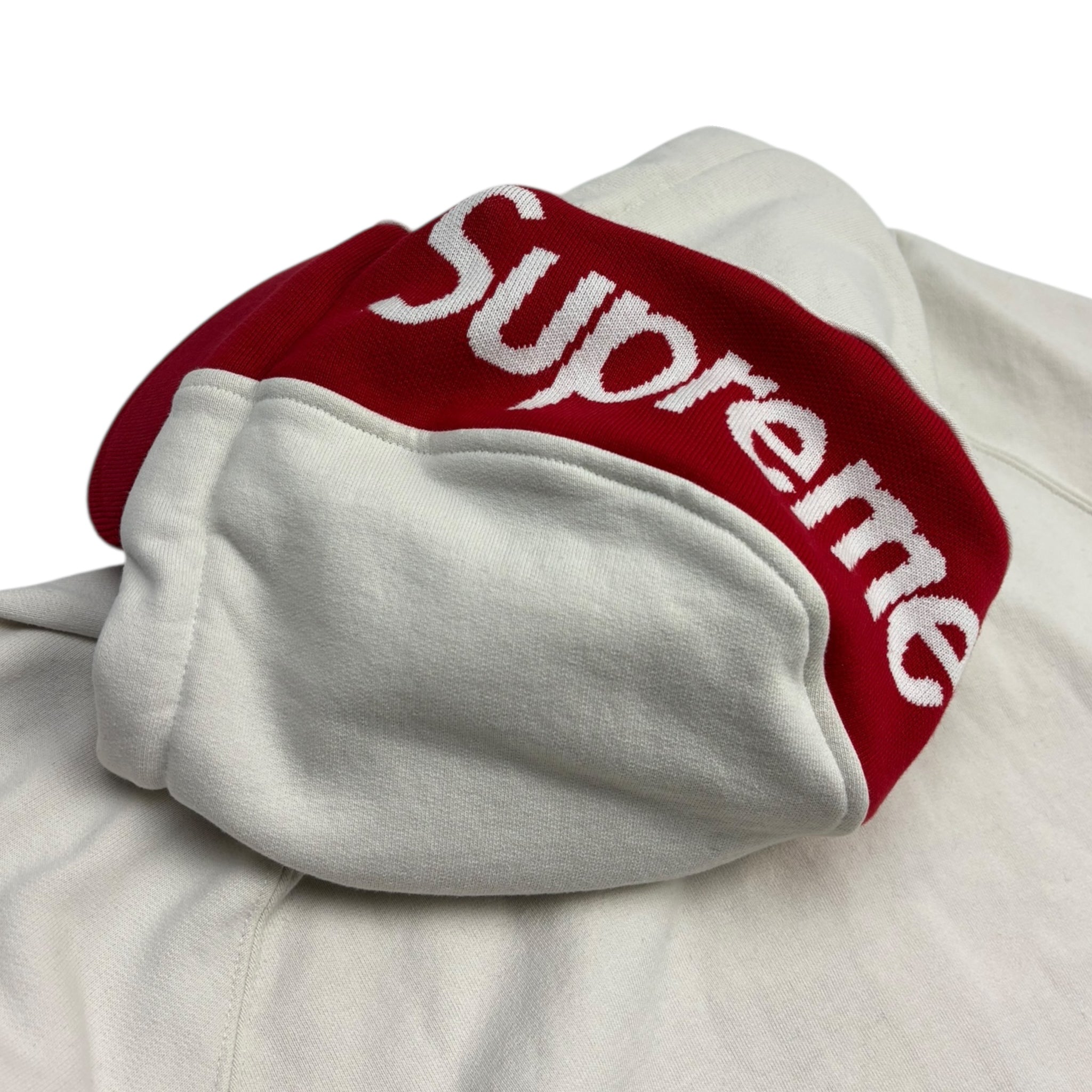 Supreme Brim Zip Up Hooded Sweatshirt Stone
