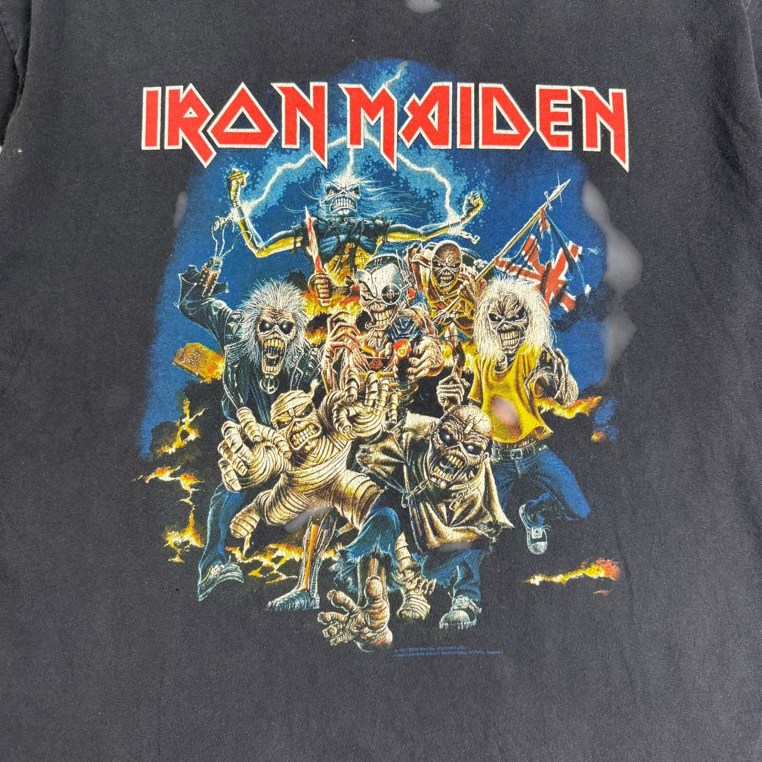 Vintage Iron Maiden Best Of The Beast Tee Black